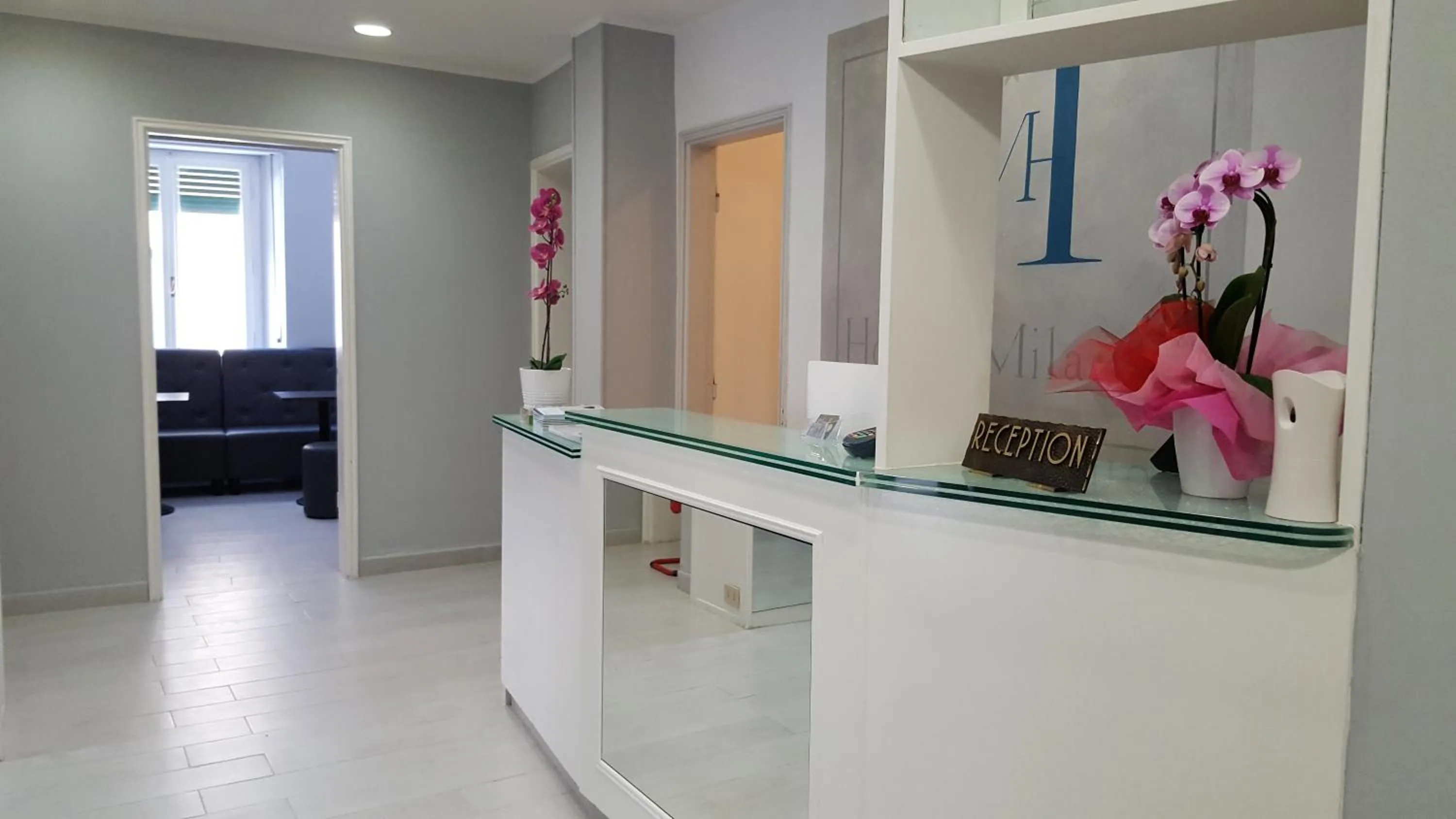 Lobby or reception in Hotel Milano