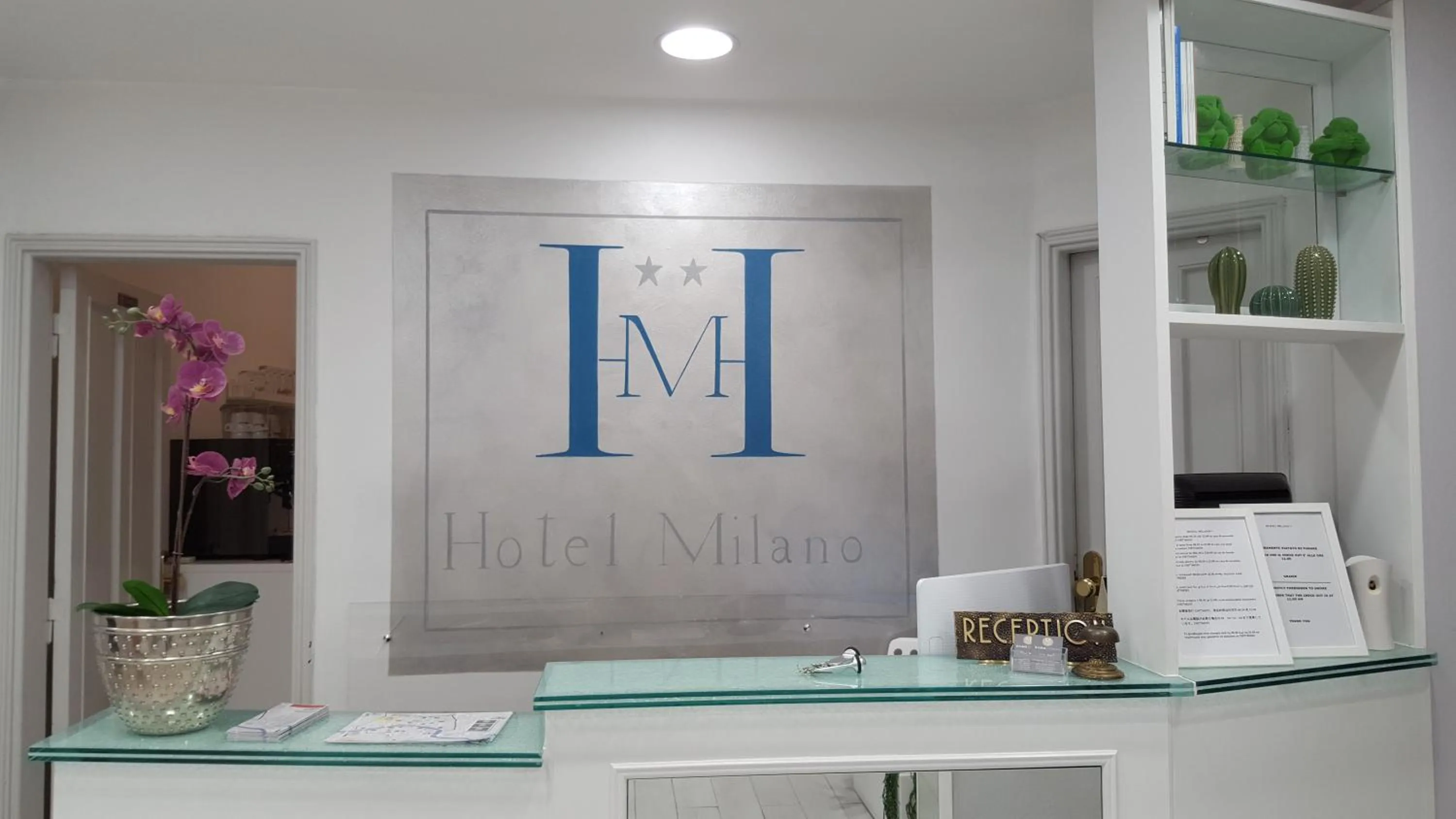 Lobby or reception in Hotel Milano