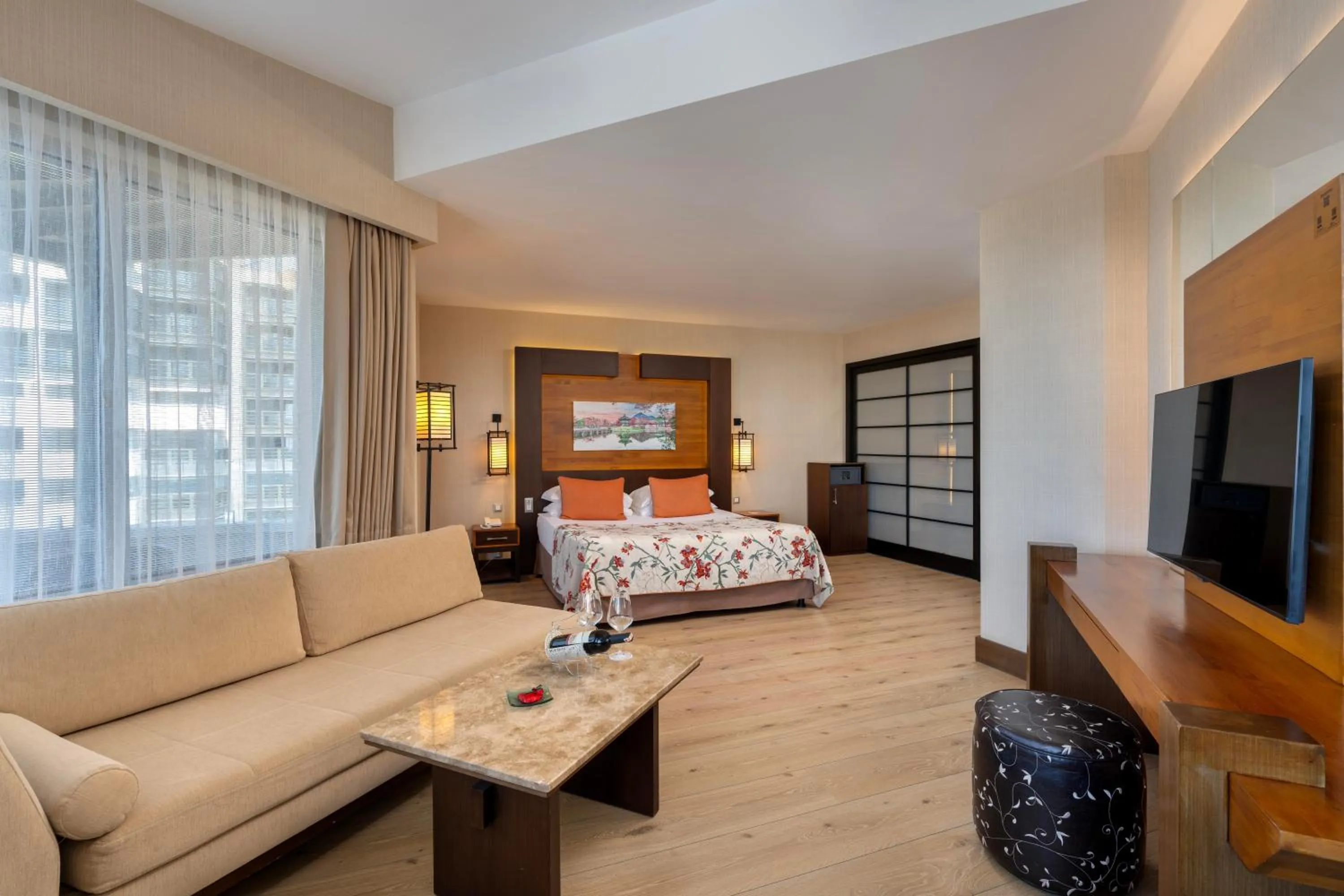 Bed in Limak Lara Deluxe Hotel & Resort Antalya