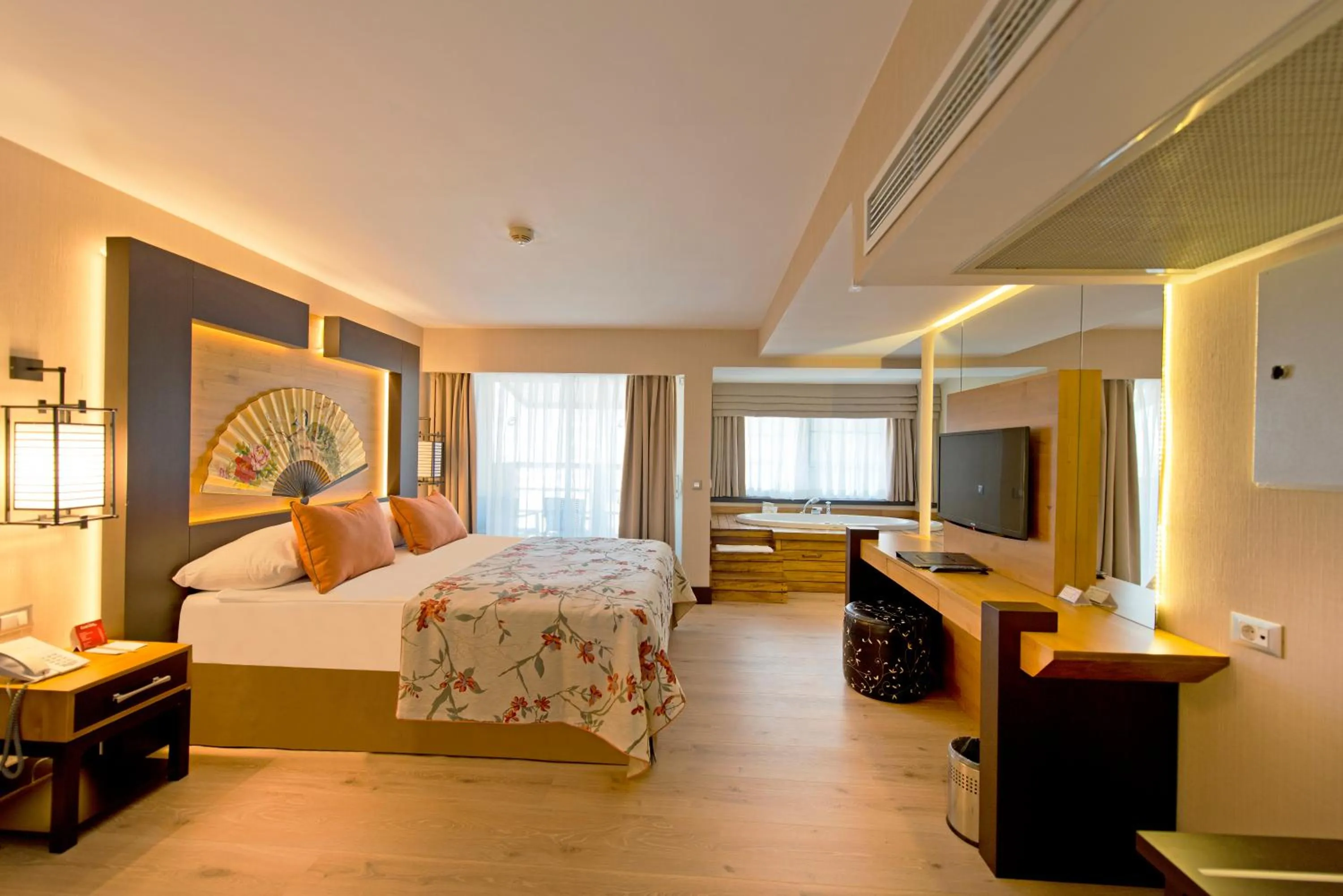 Photo of the whole room, Bed in Limak Lara Deluxe Hotel & Resort Antalya
