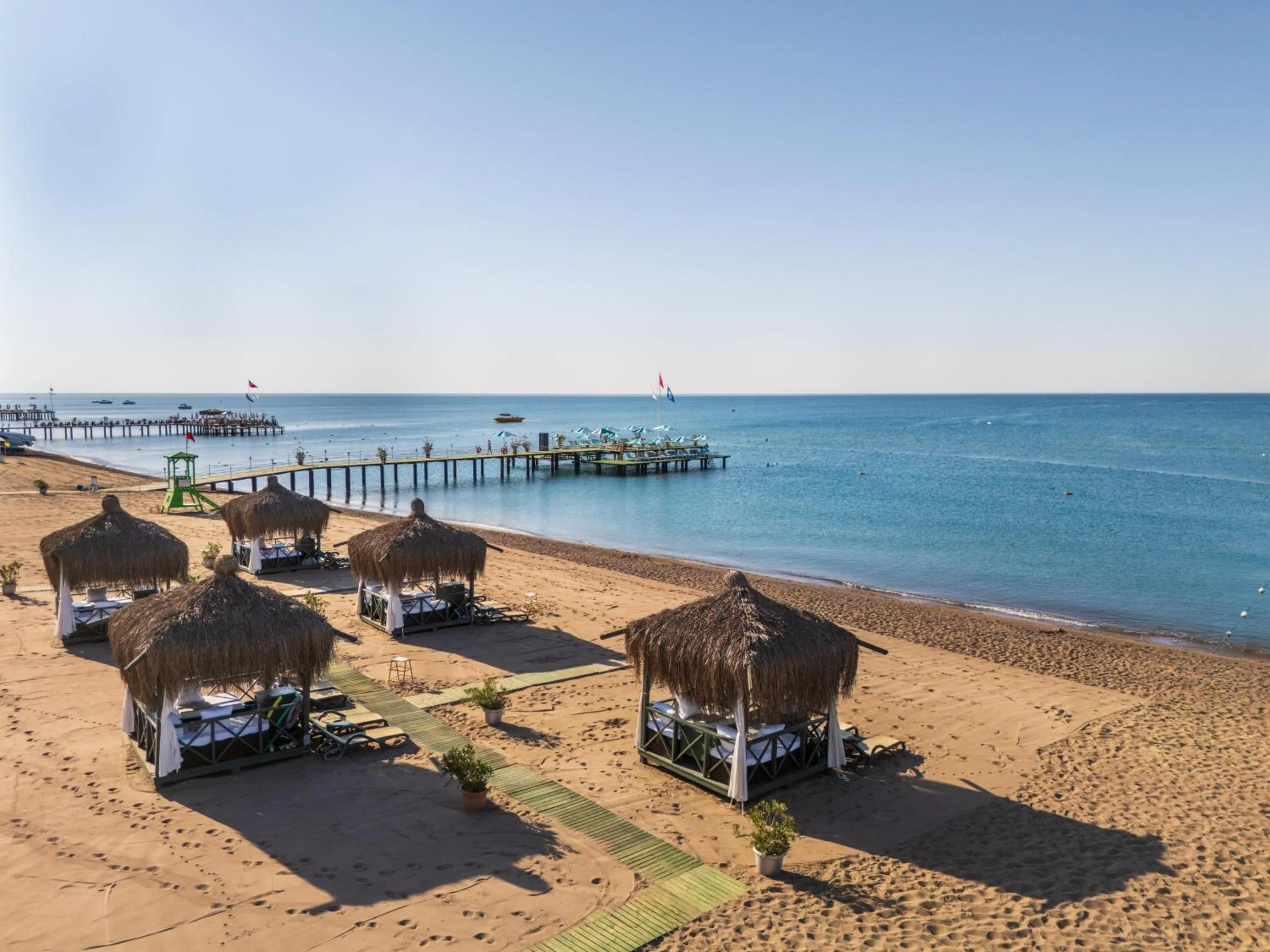 Beach in Limak Lara Deluxe Hotel & Resort Antalya
