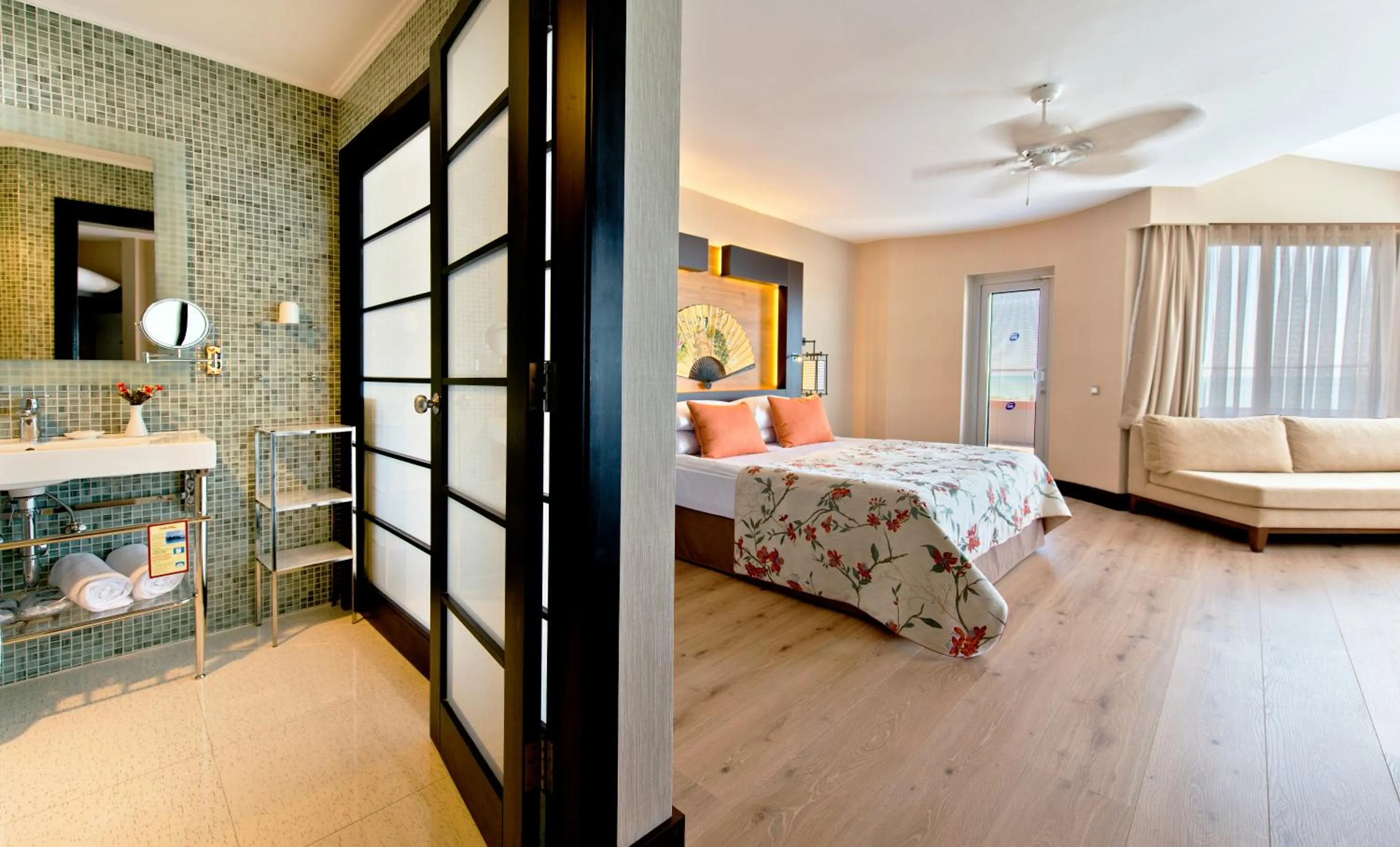 Photo of the whole room, Bed in Limak Lara Deluxe Hotel & Resort Antalya