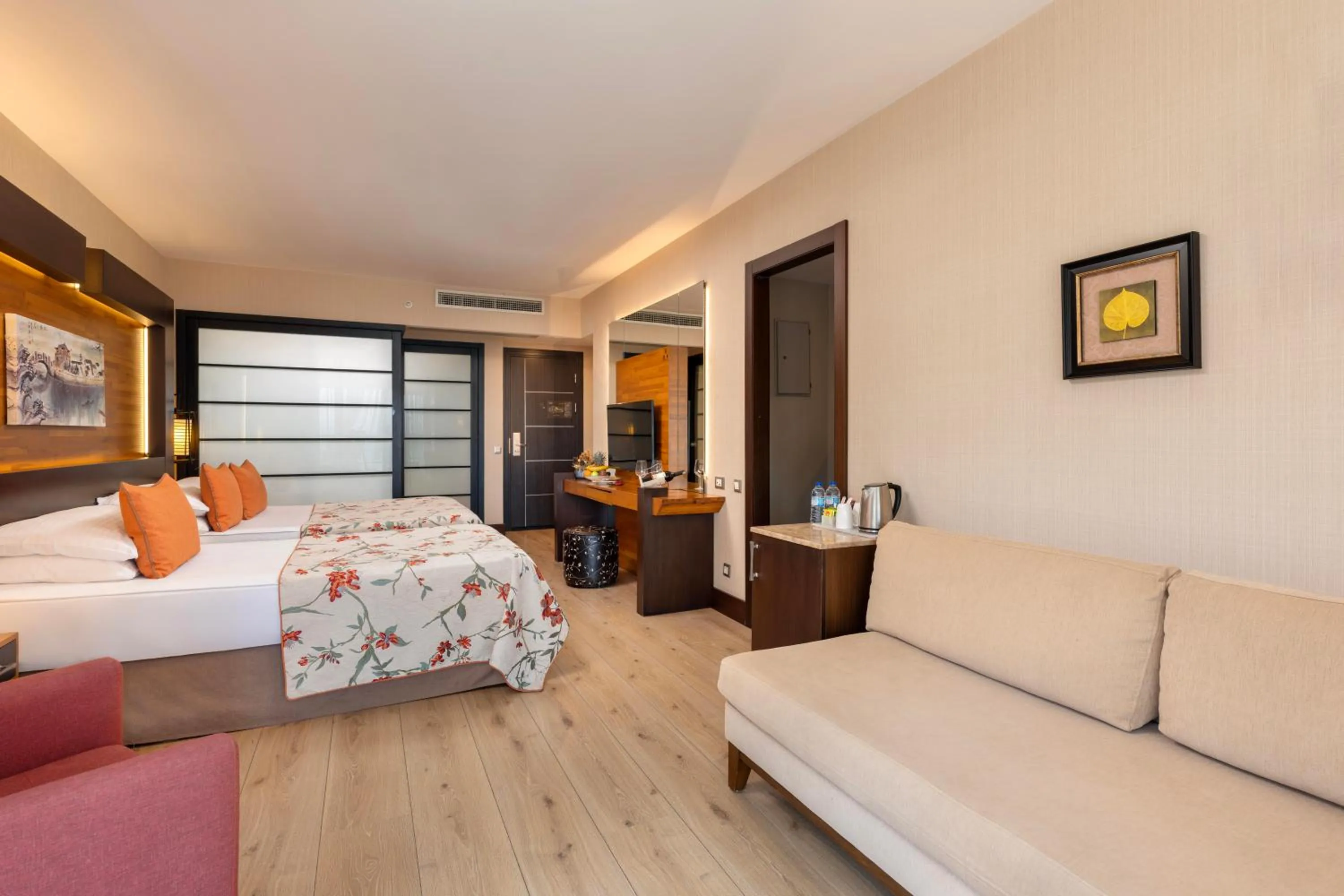 Bed in Limak Lara Deluxe Hotel & Resort Antalya