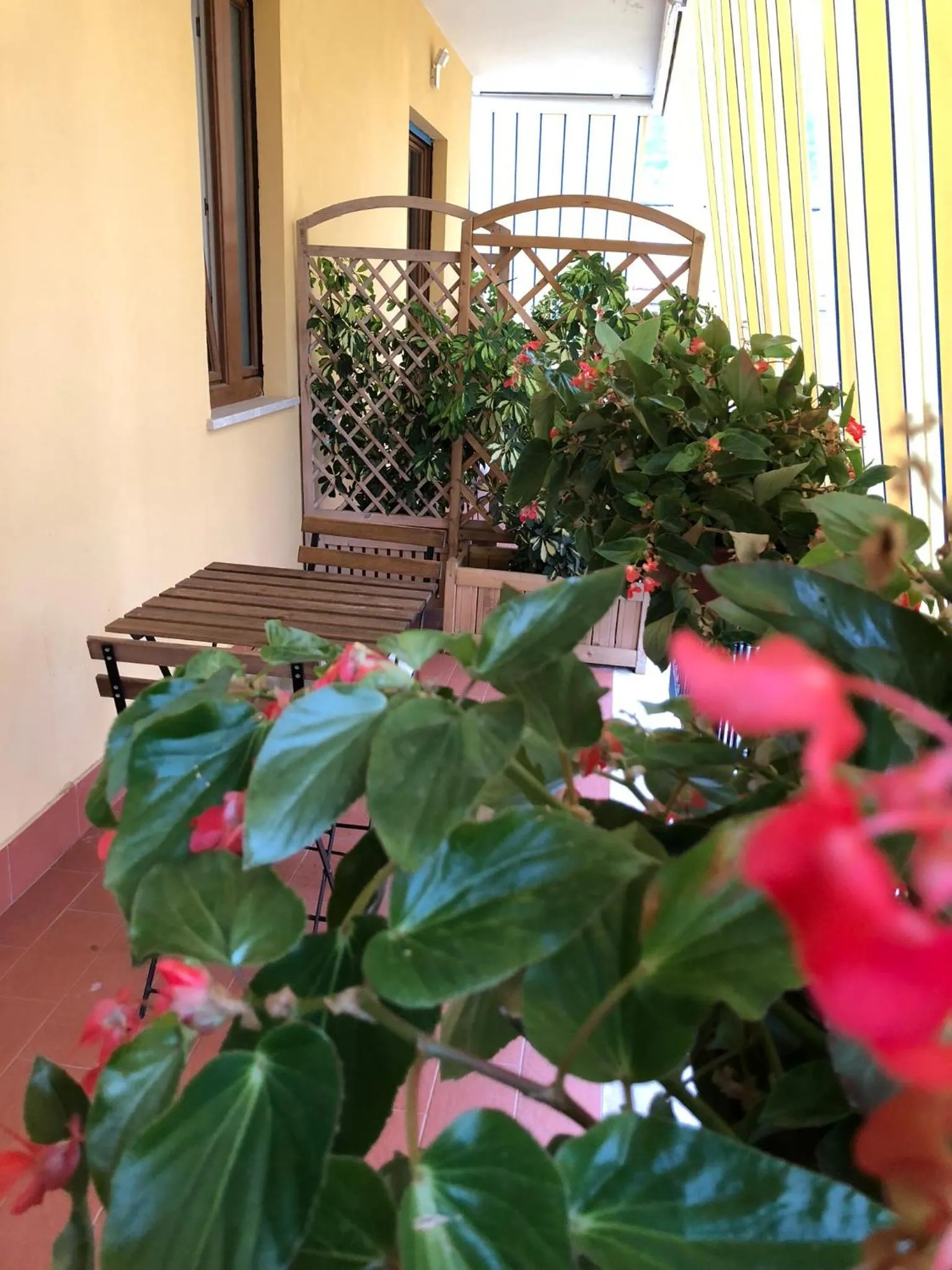 Balcony/Terrace in B&B La Rada
