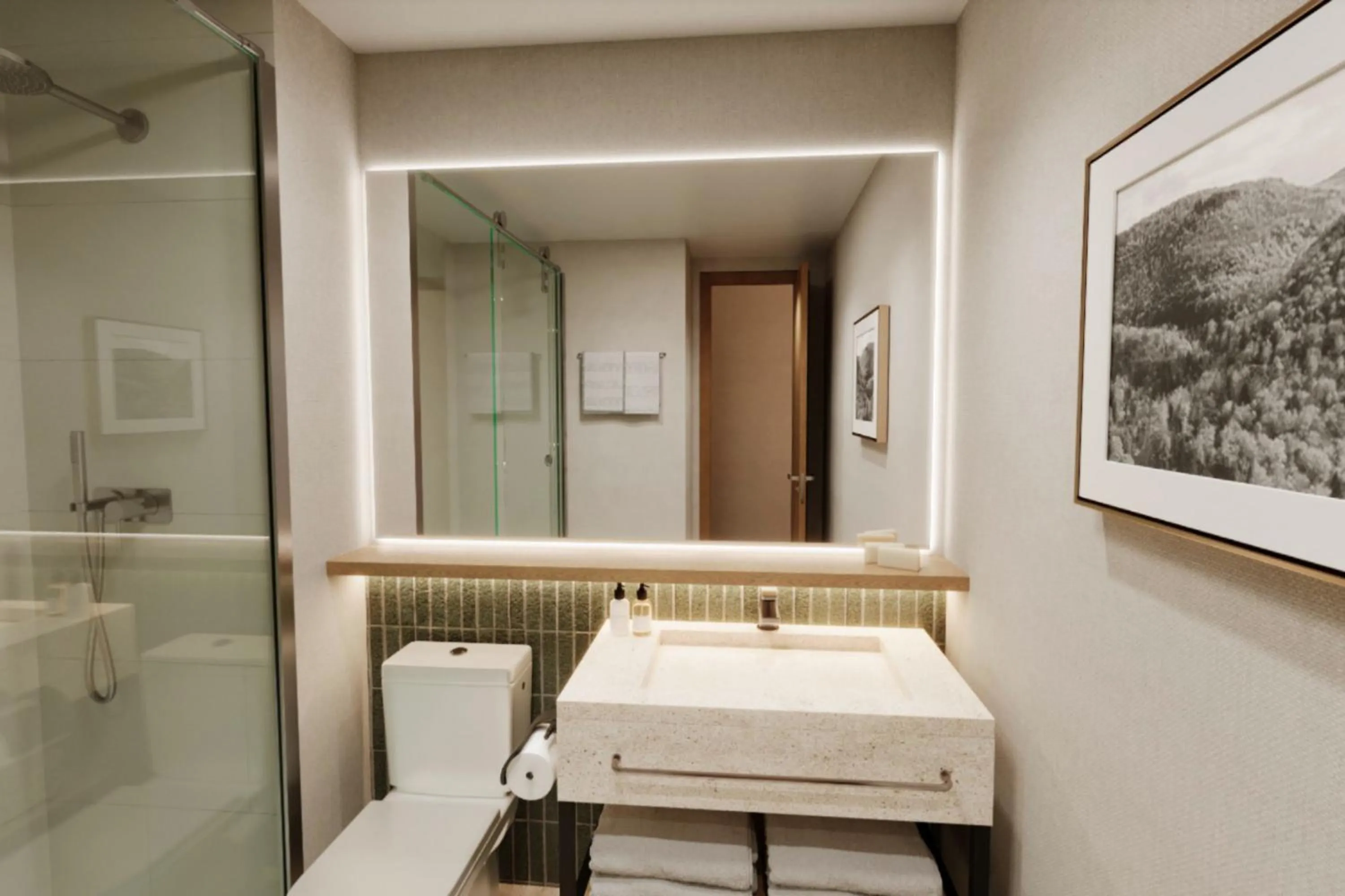 Shower in DoubleTree by Hilton Wilkes-Barre