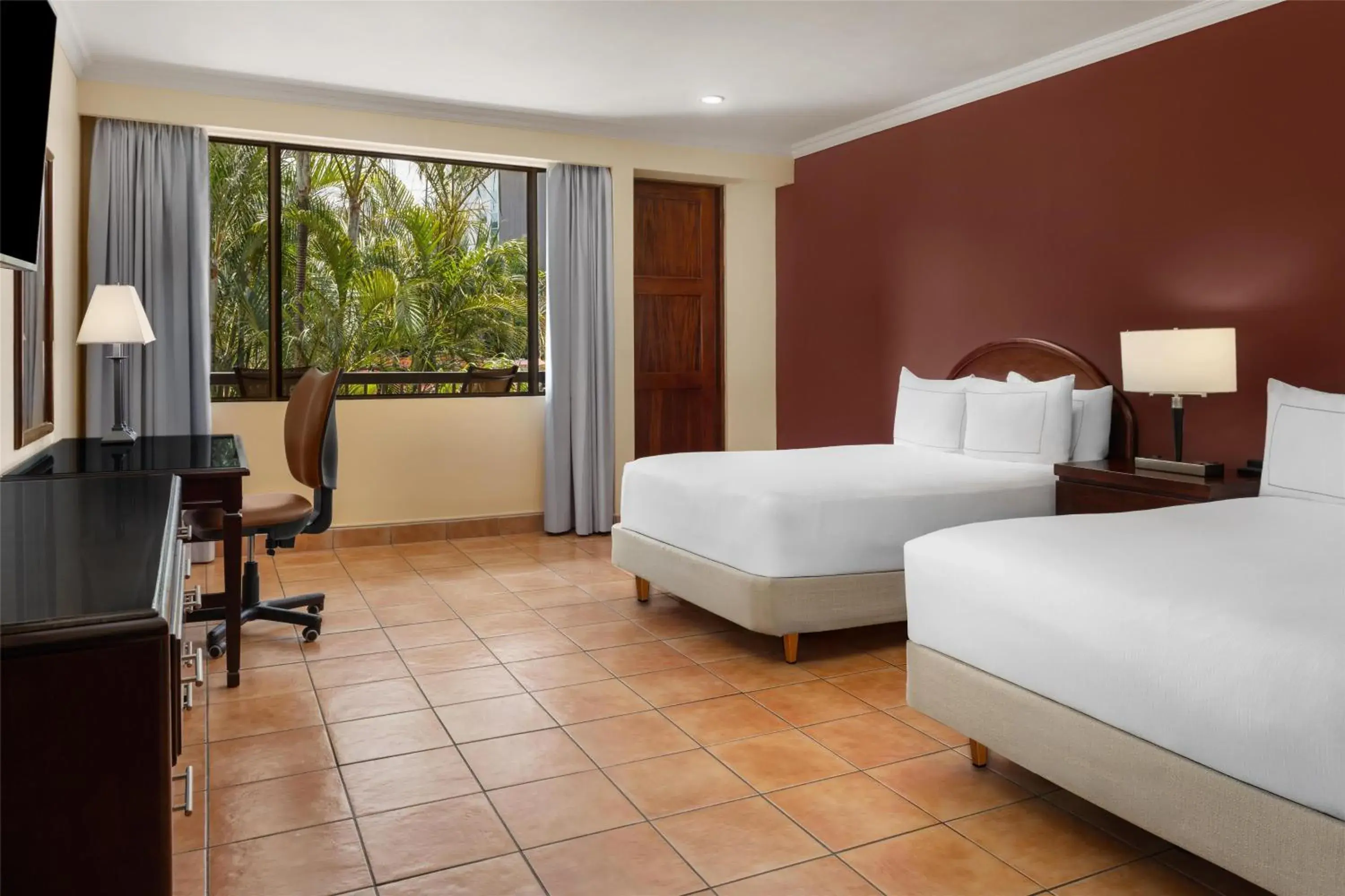 Executive Room Two Double Beds with Balcony - Lounge Access in Hilton Cariari DoubleTree San Jose - Costa Rica Executive Room Two Double Beds with Balcony - Lounge Access in Hilton Cariari DoubleTree San Jose - Costa Rica