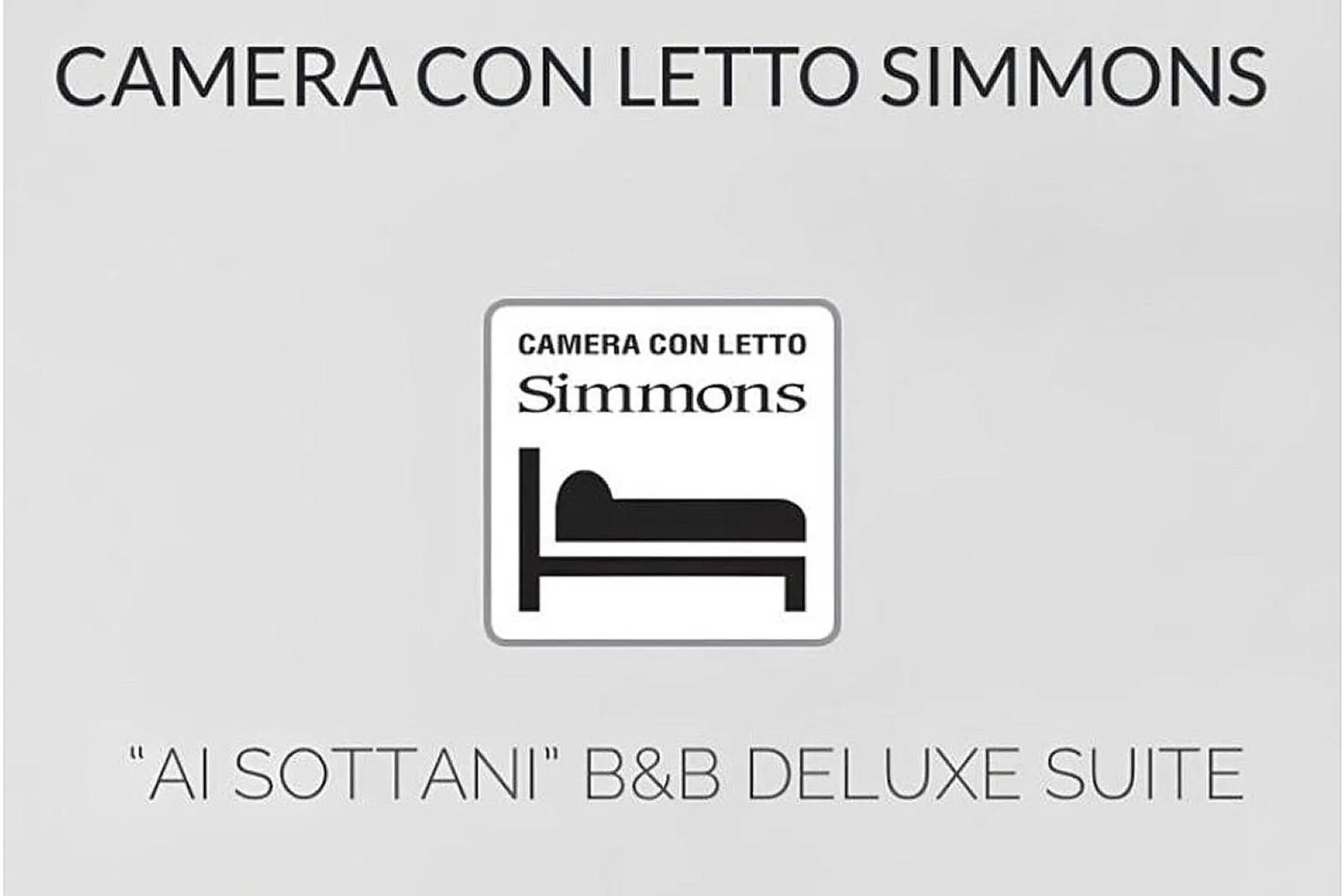 Bed in Ai Sottani B&B Deluxe Suite