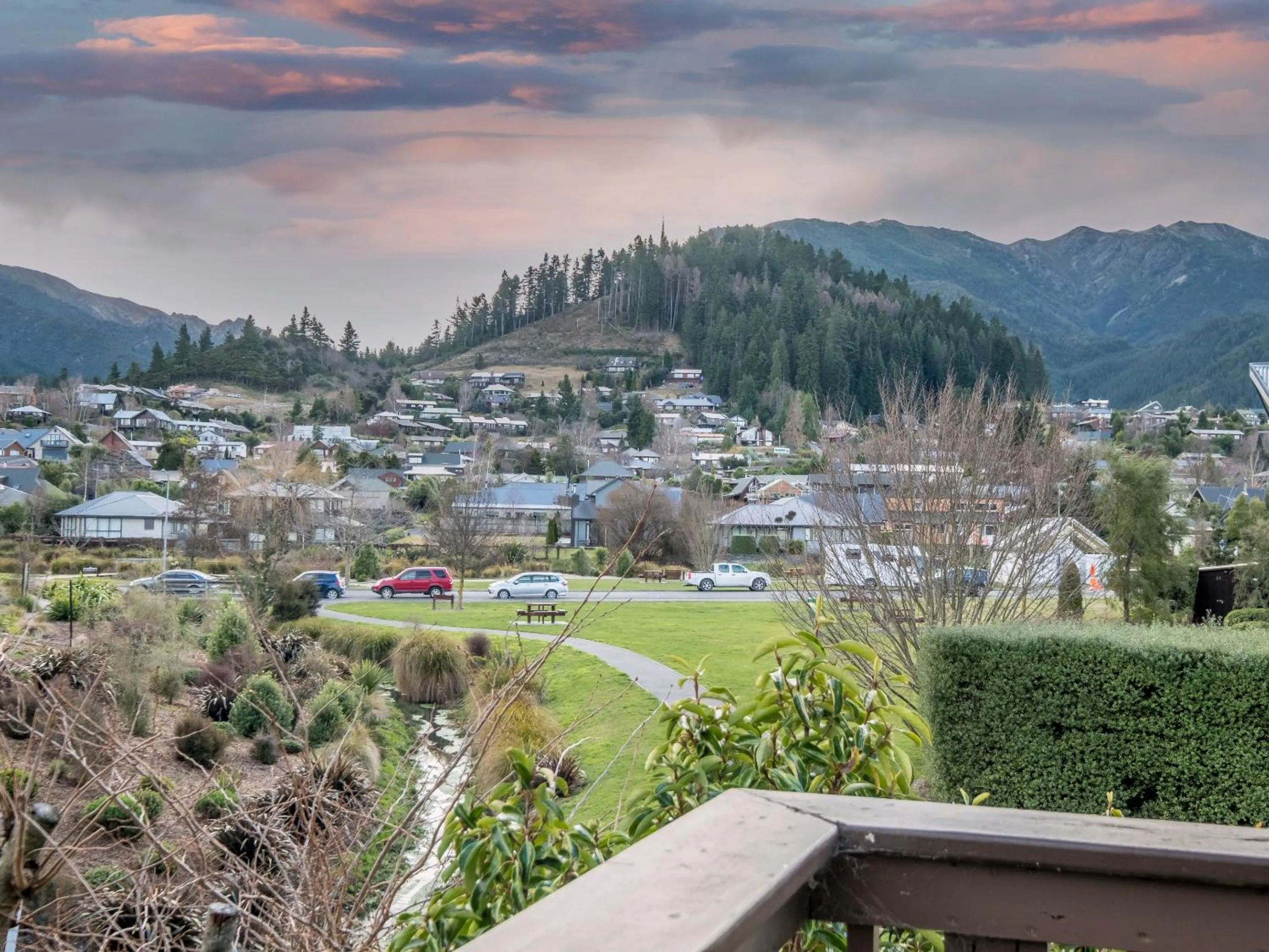 Mountain view in ASURE Hanmer Inn Motel Hanmer Springs