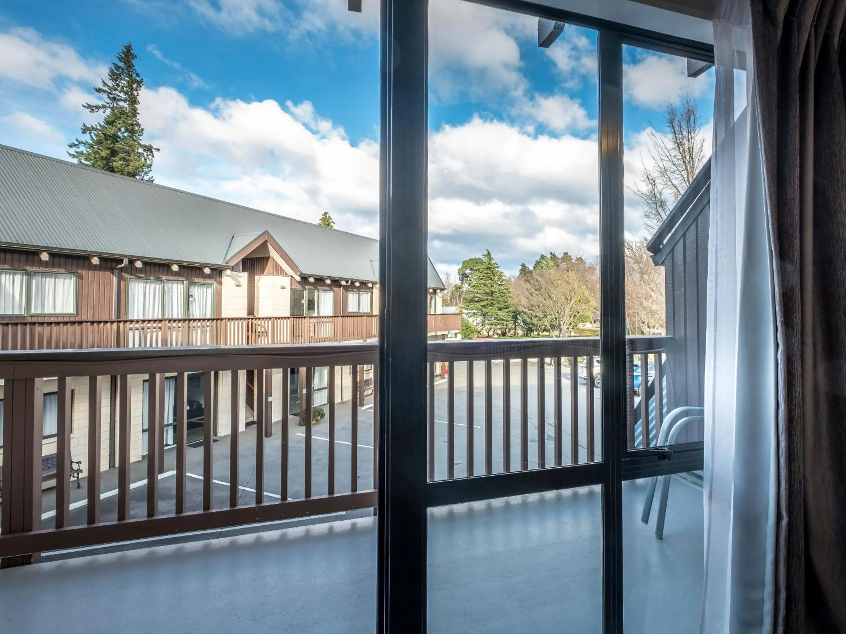 Balcony/Terrace in ASURE Hanmer Inn Motel Hanmer Springs