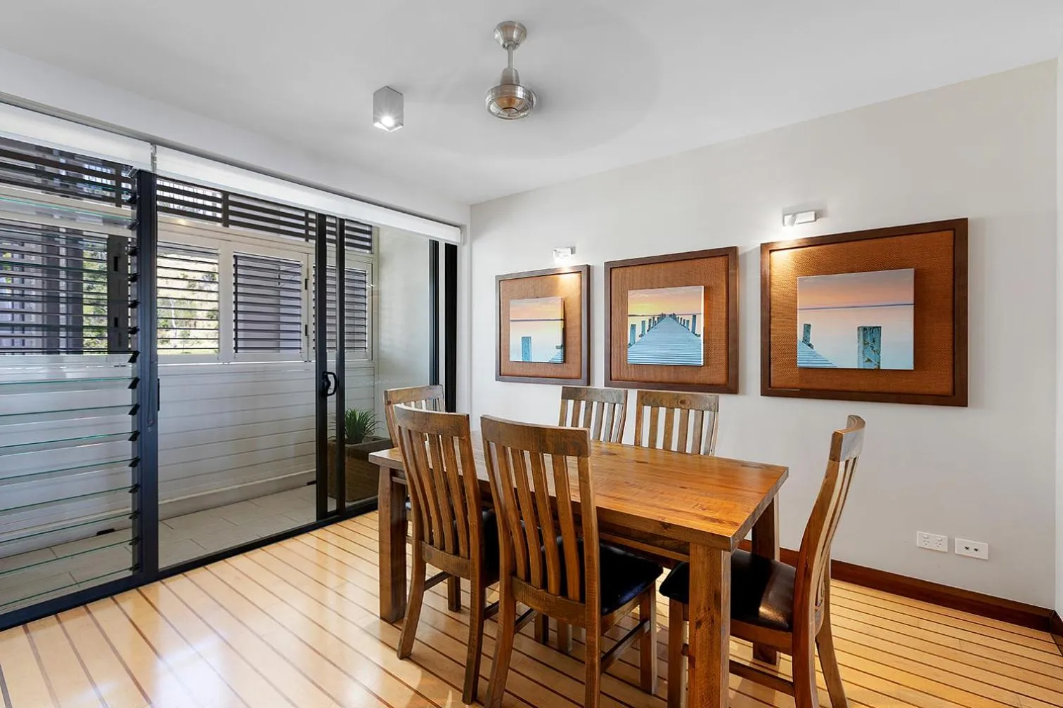Seating area in The Boathouse Apartments