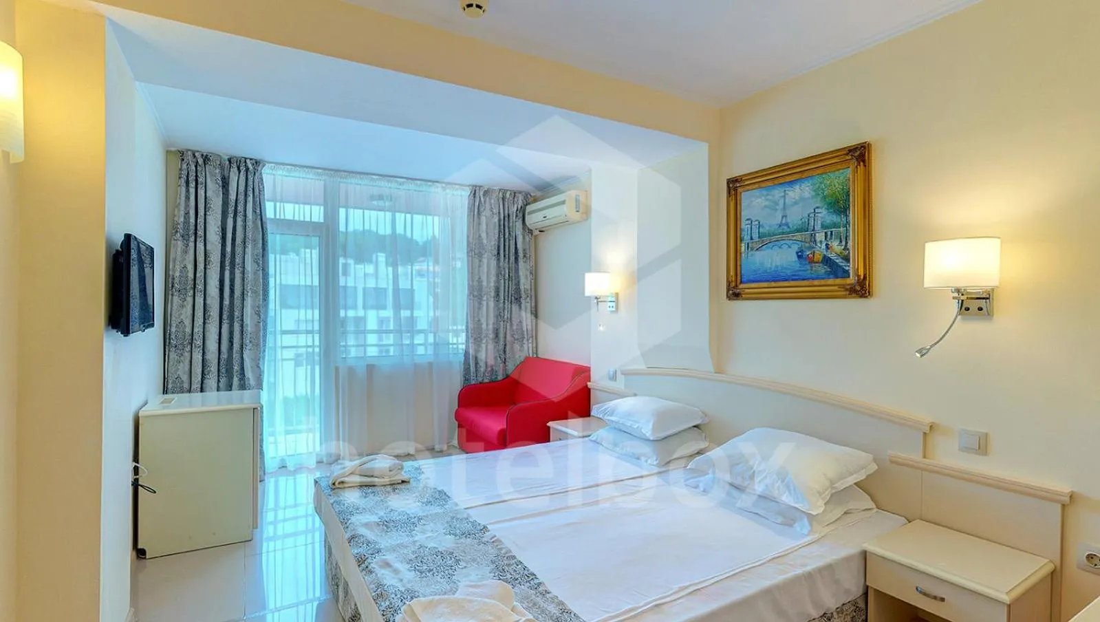 Photo of the whole room, Bed in Detelina Hotel