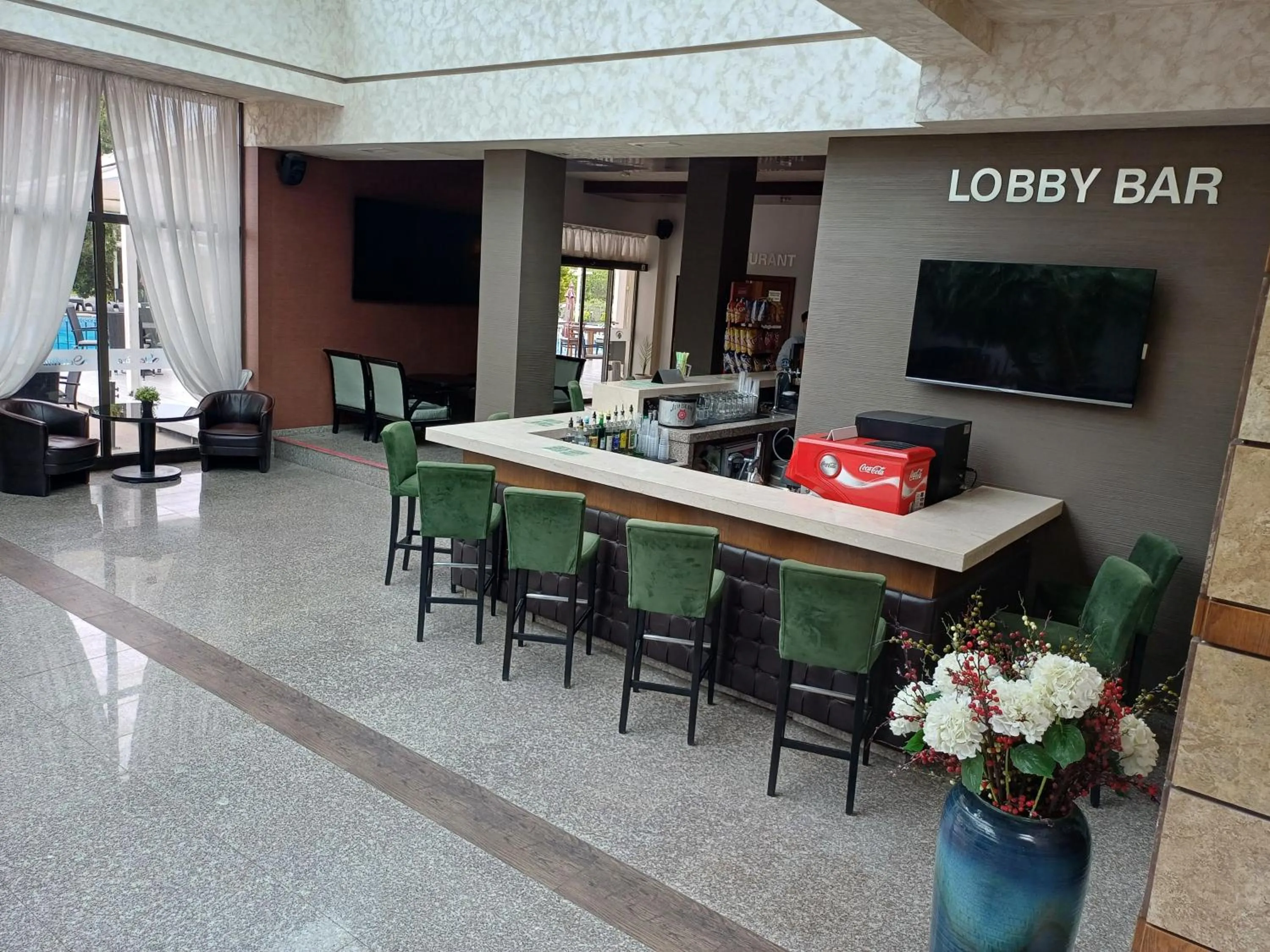 Lobby or reception in Detelina Hotel