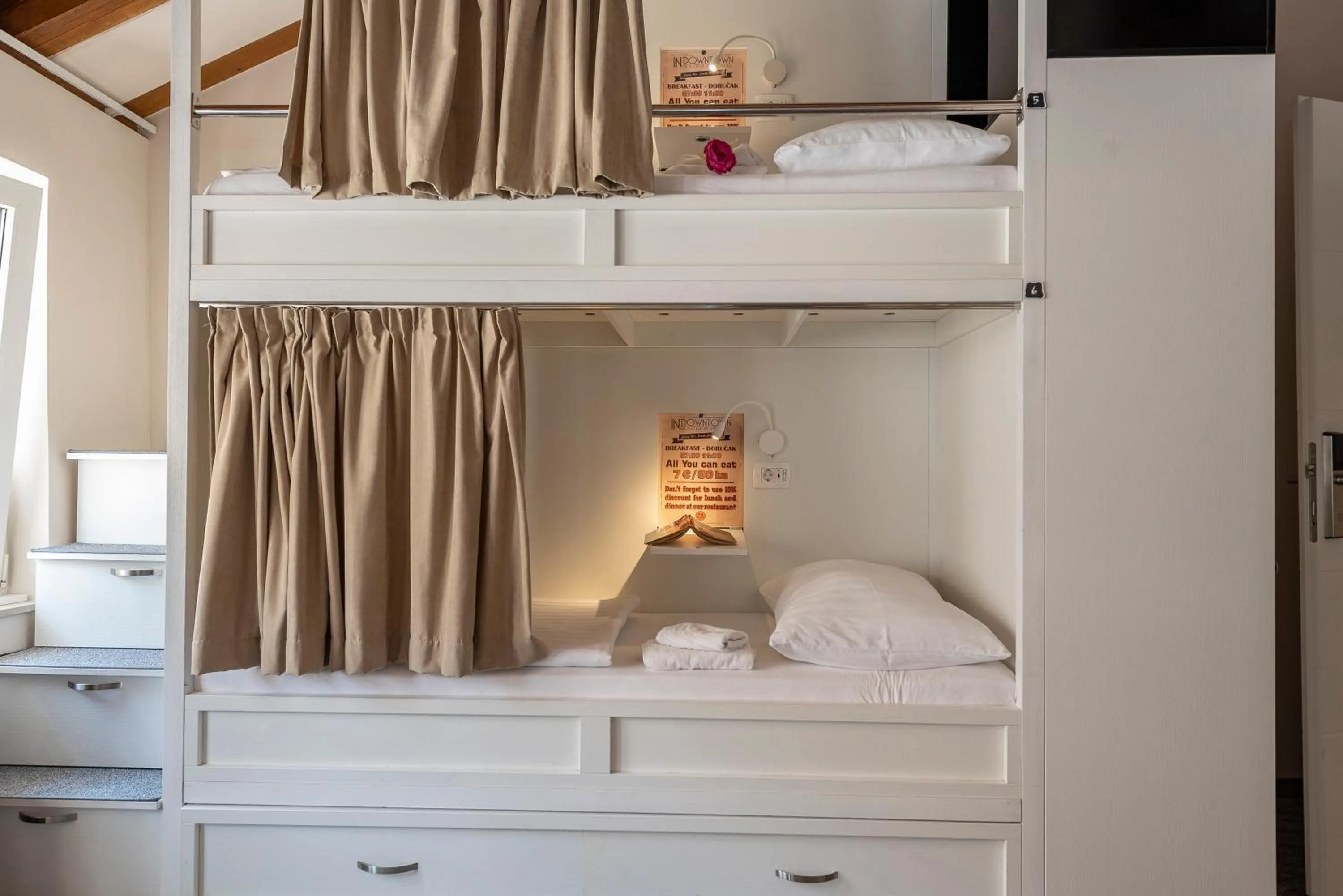 bunk bed, Bed in Downtown Boutique Hostel