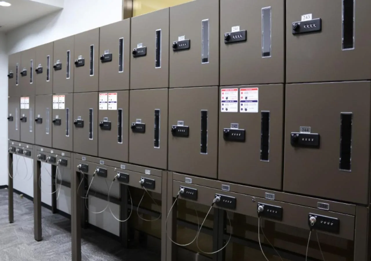 locker in Hotel Nikko Nara