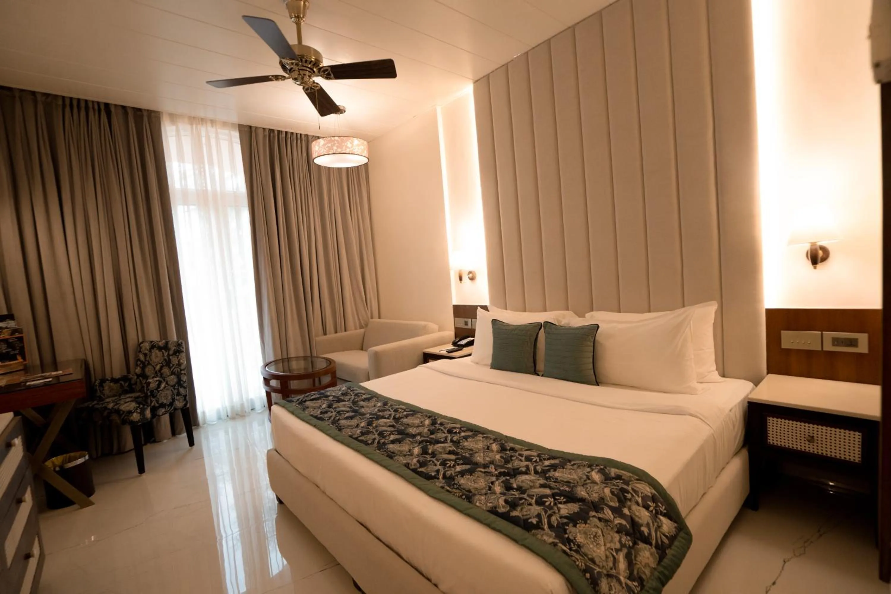 Bed in Evershine Resort & Spa