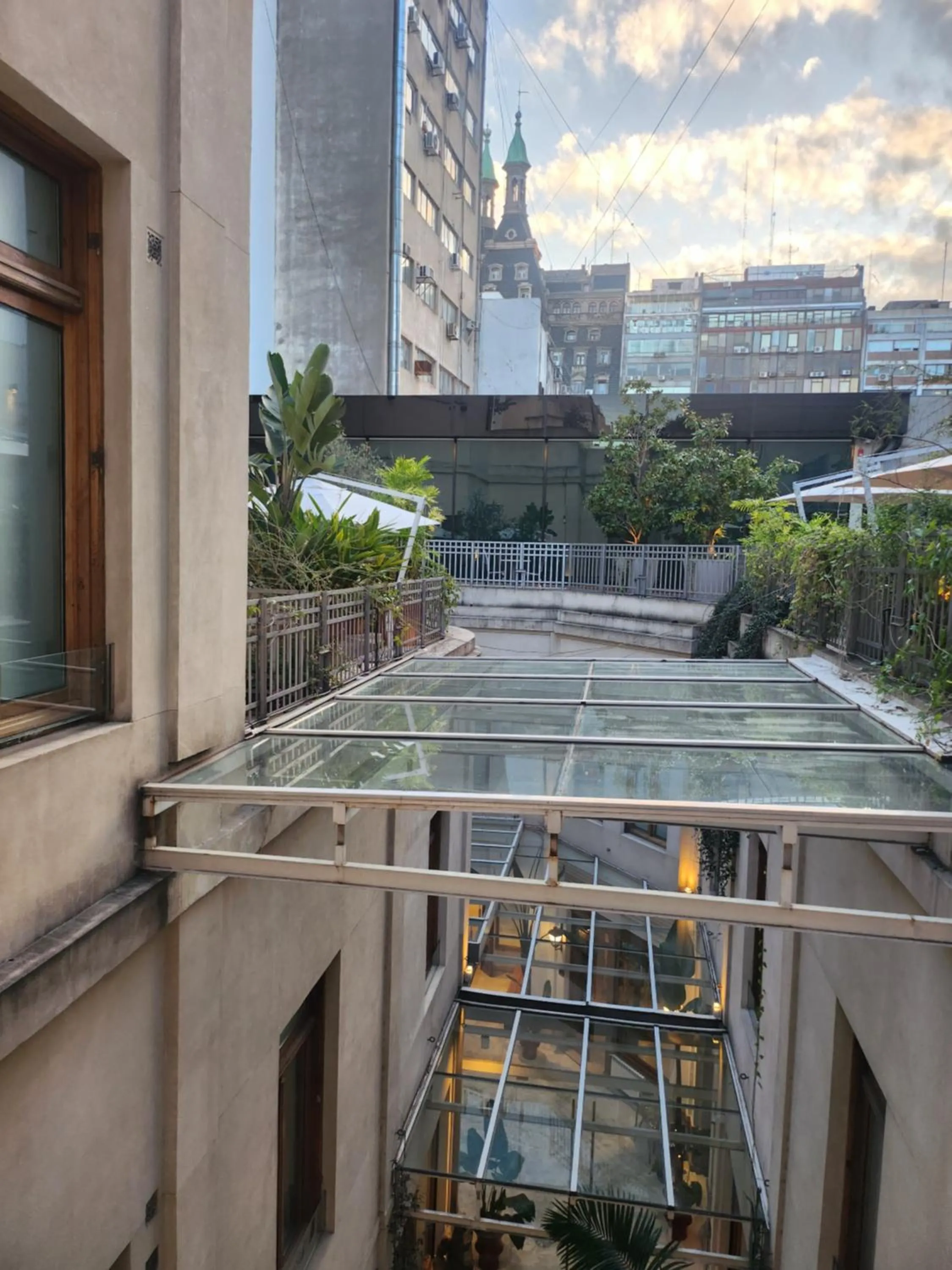 Garden view in Cassa Lepage Art Hotel Buenos Aires