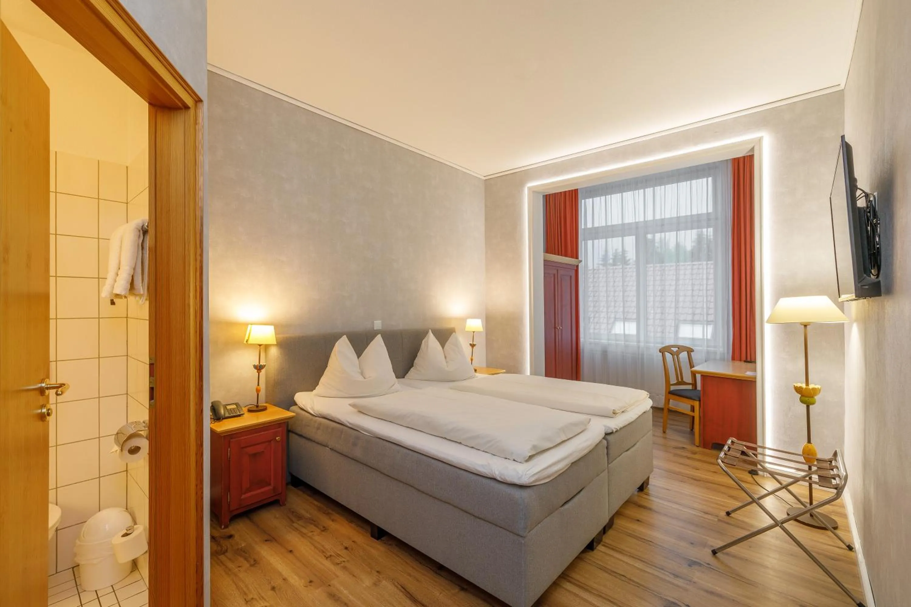 Bed in Hotel Der Kräuterhof