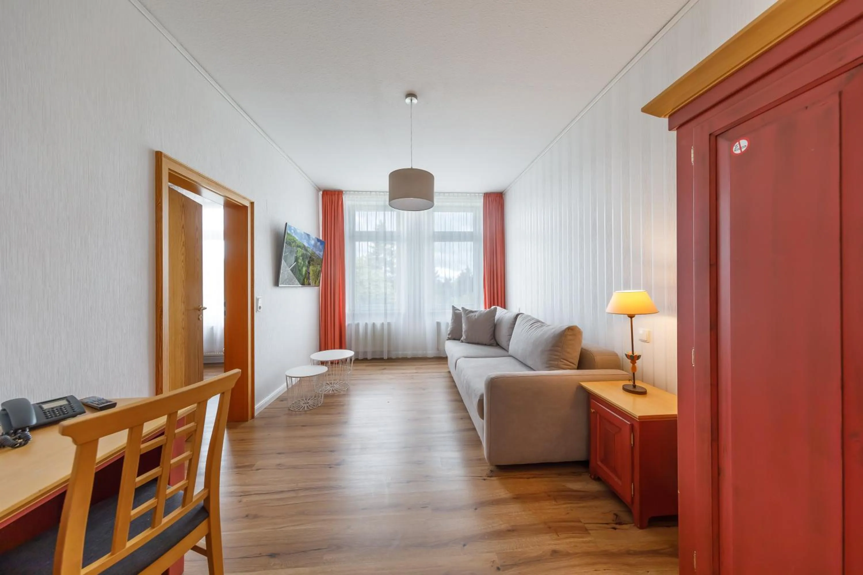 Living room, Bed in Hotel Der Kräuterhof