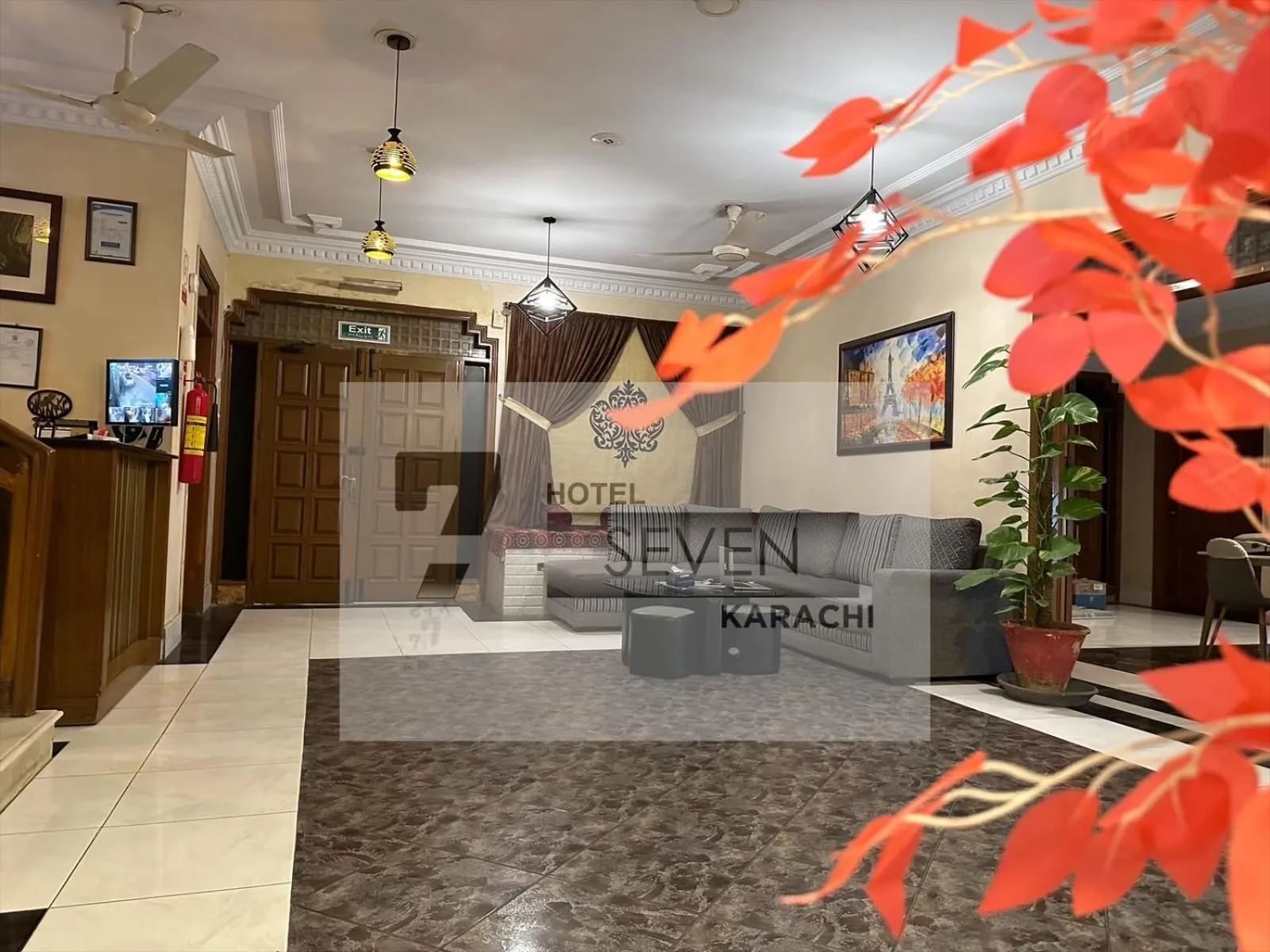 Lobby or reception in Hotel Seven 7