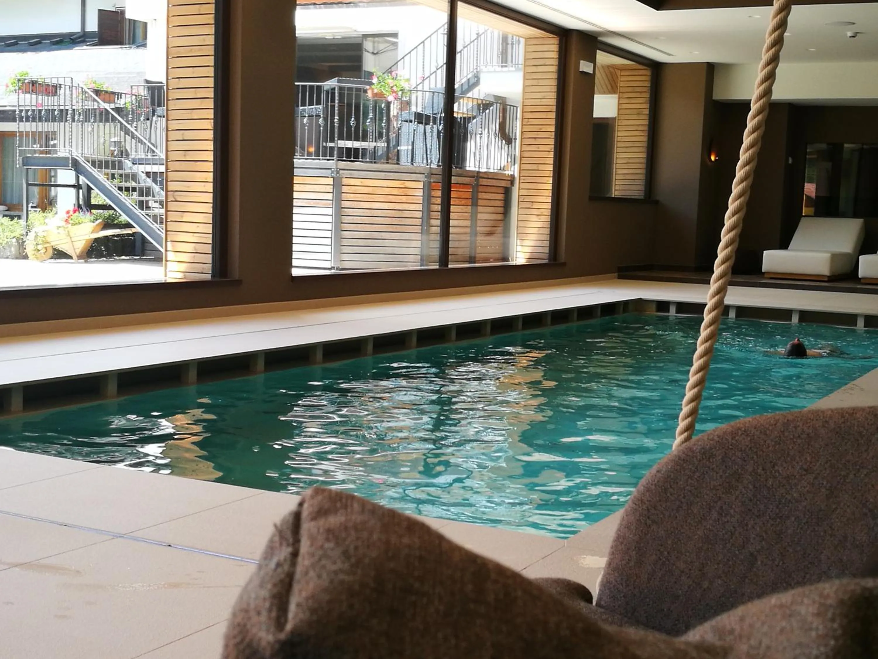 Swimming pool in Il Piccolo Dolomiti Resort