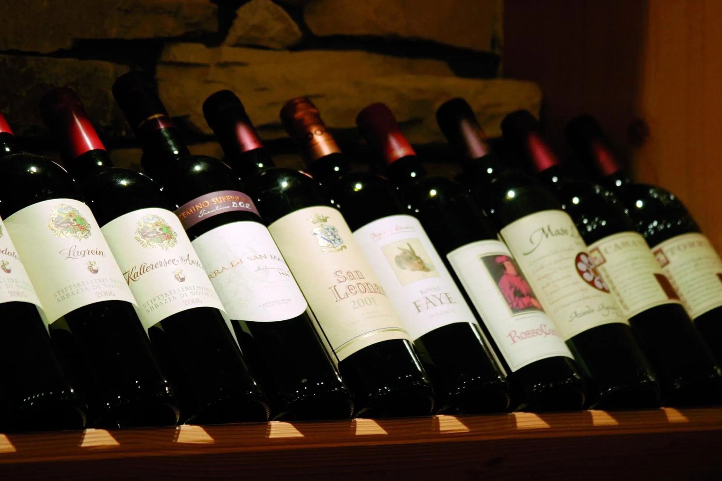 Alcoholic drinks in Il Piccolo Dolomiti Resort