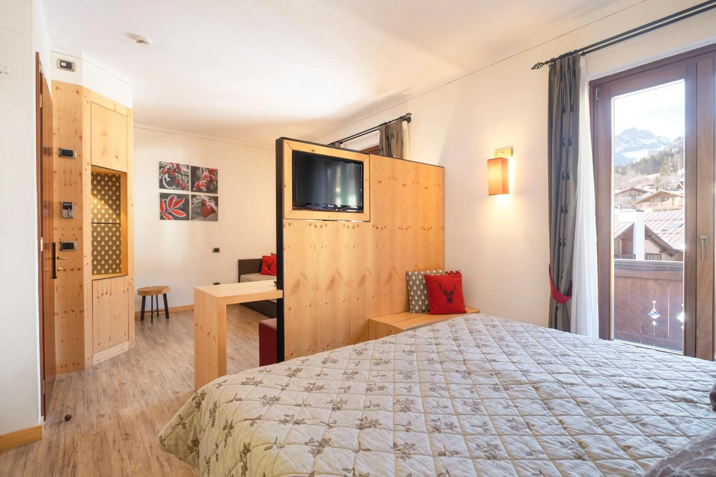 Bed in Il Piccolo Dolomiti Resort