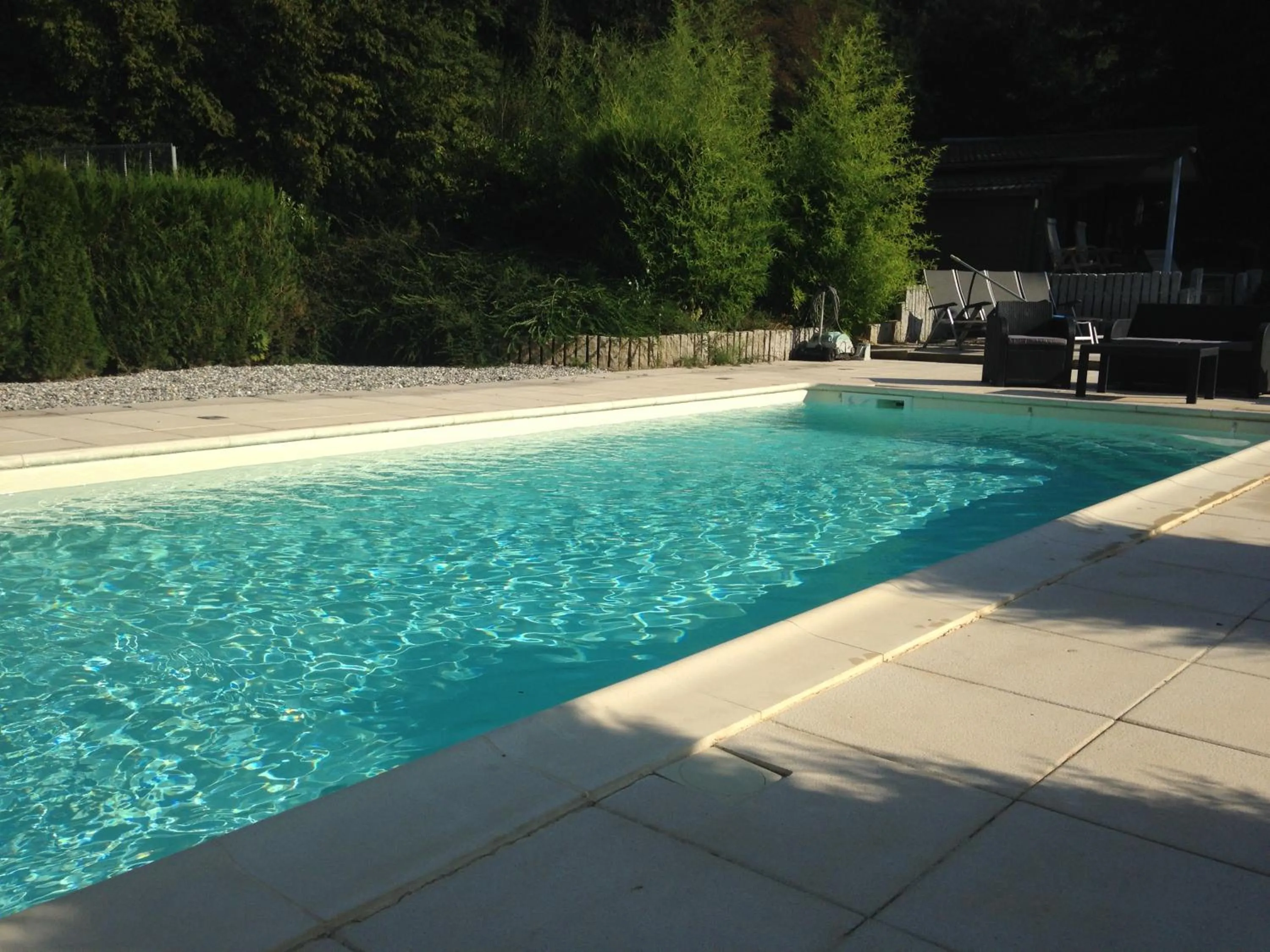 Swimming pool in Logis Hôtel DOMAINE du MOULIN