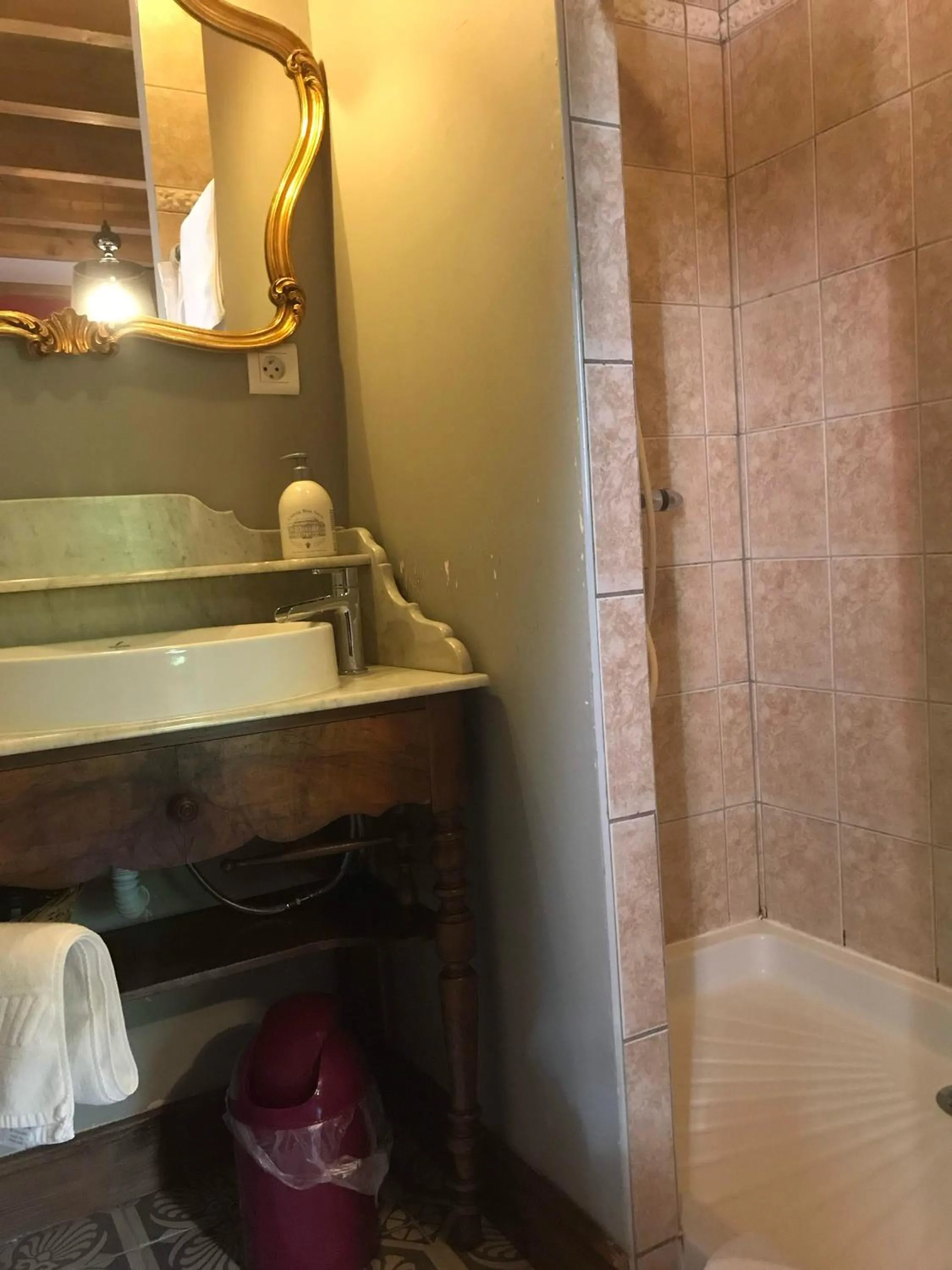 Bathroom in Logis Hôtel DOMAINE du MOULIN