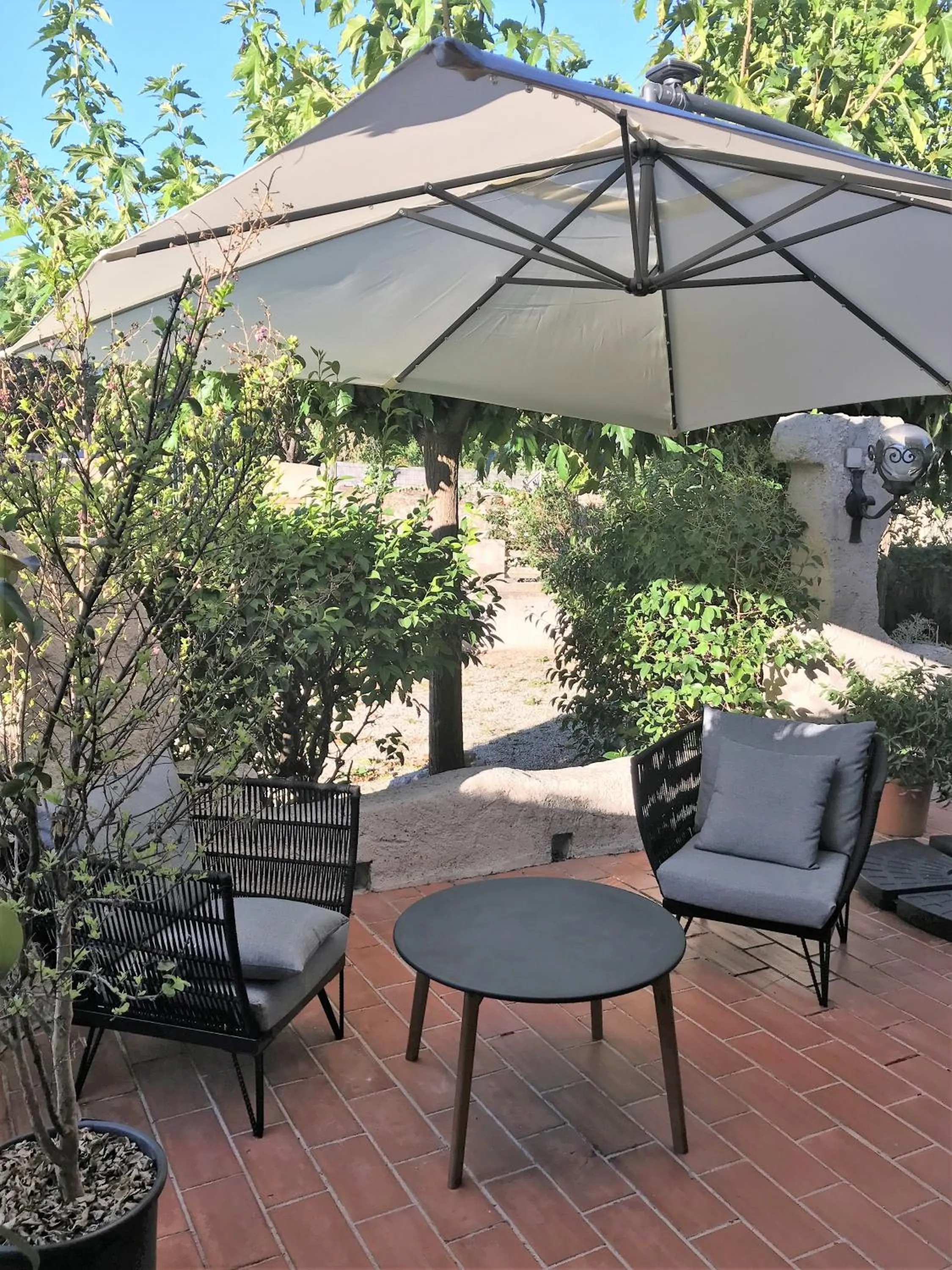 Patio in Contact Hôtel Le Provence