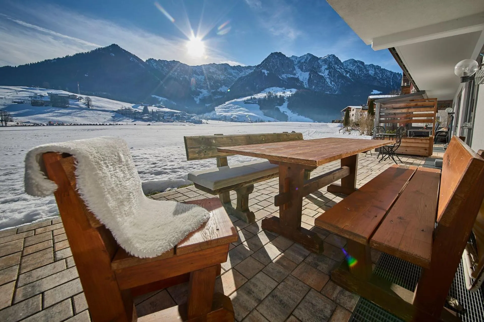 Balcony/Terrace in Hotel Garni Tirol