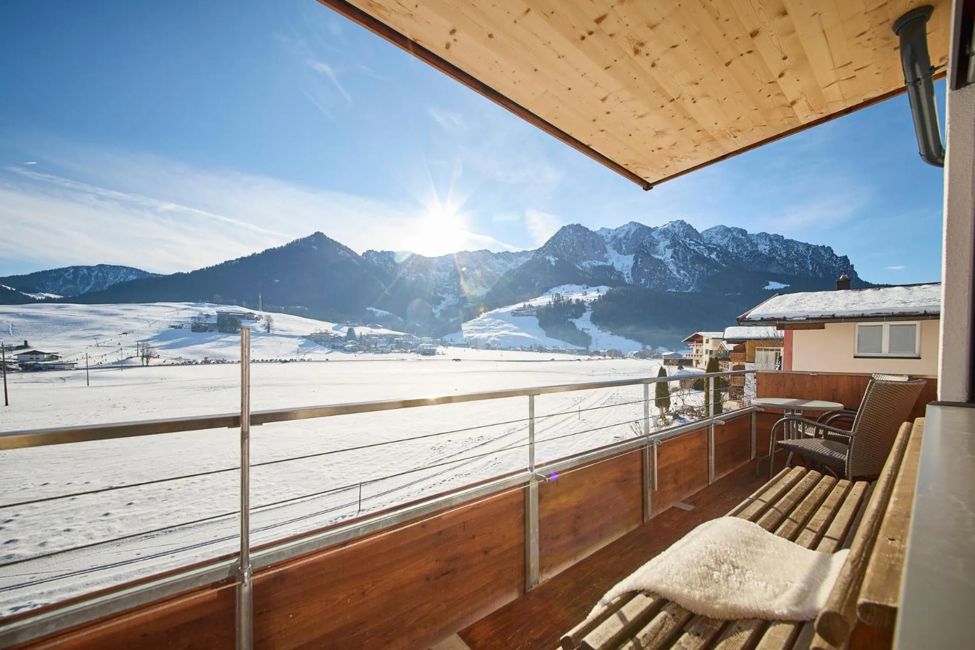 Balcony/Terrace in Hotel Garni Tirol