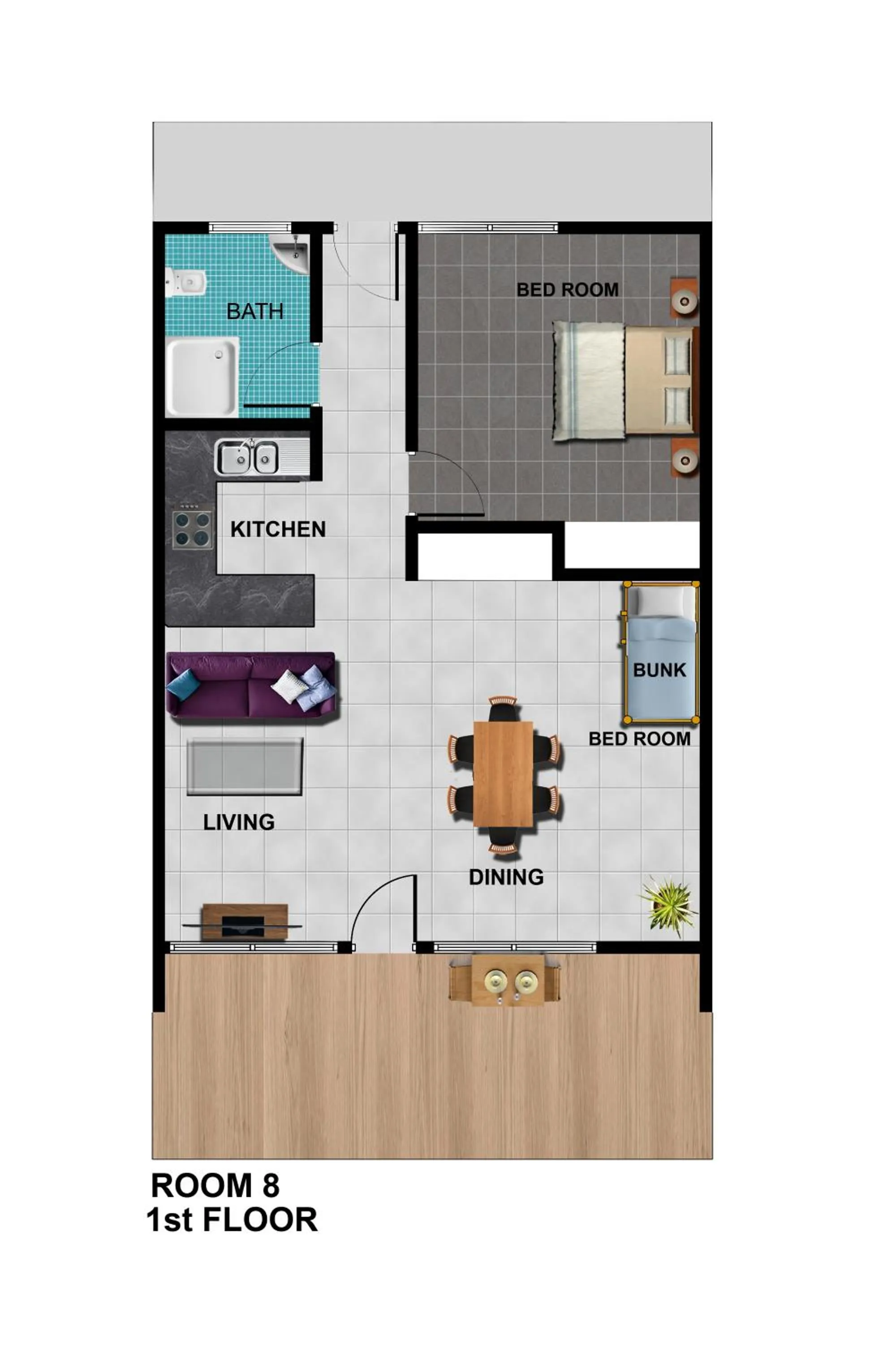 Bathroom in King Reef Resort