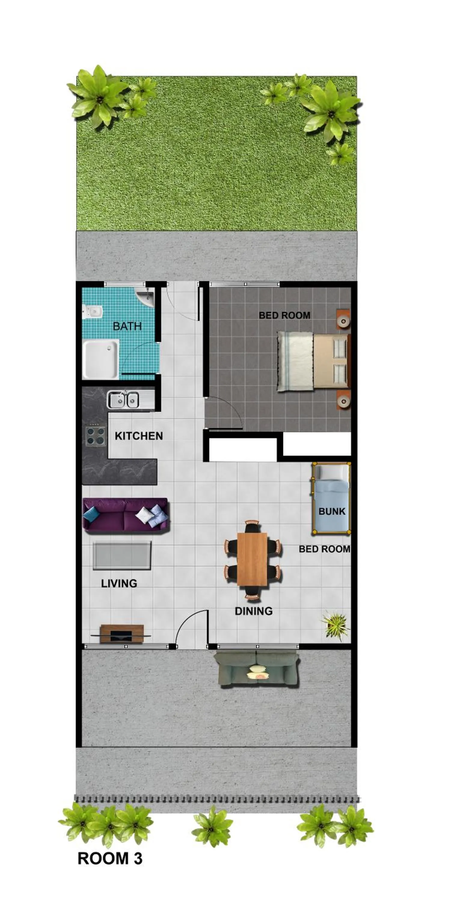 Bathroom in King Reef Resort