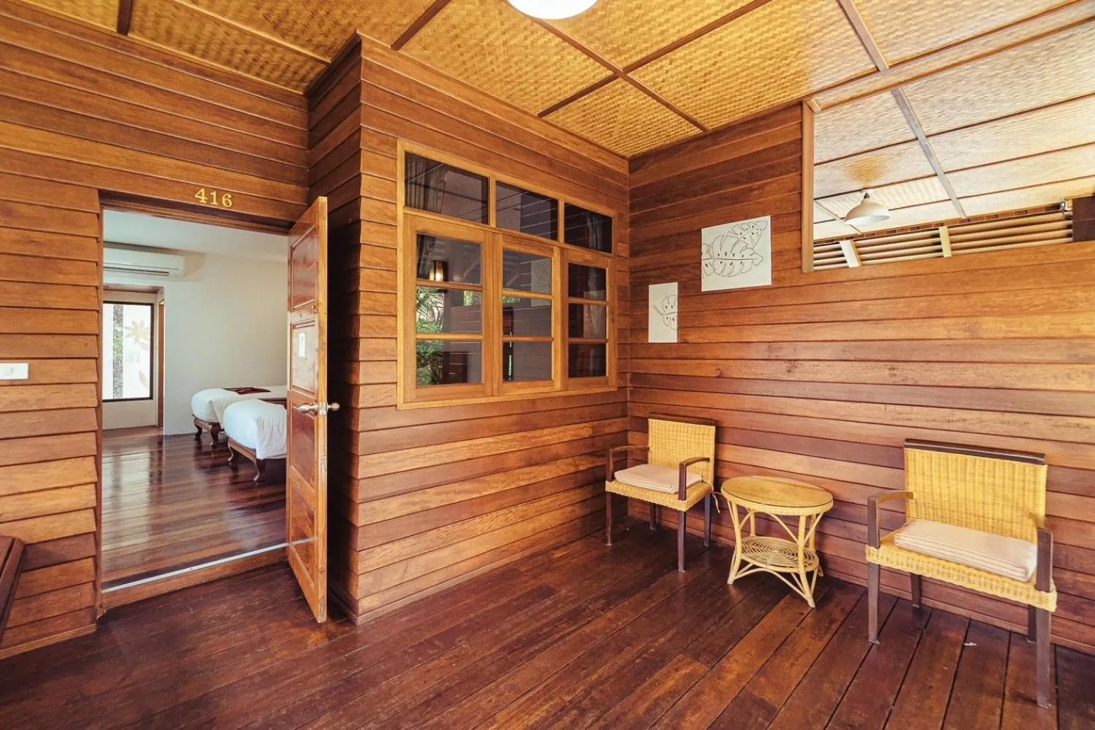 Balcony/Terrace in Maikaew Damnoen Resort