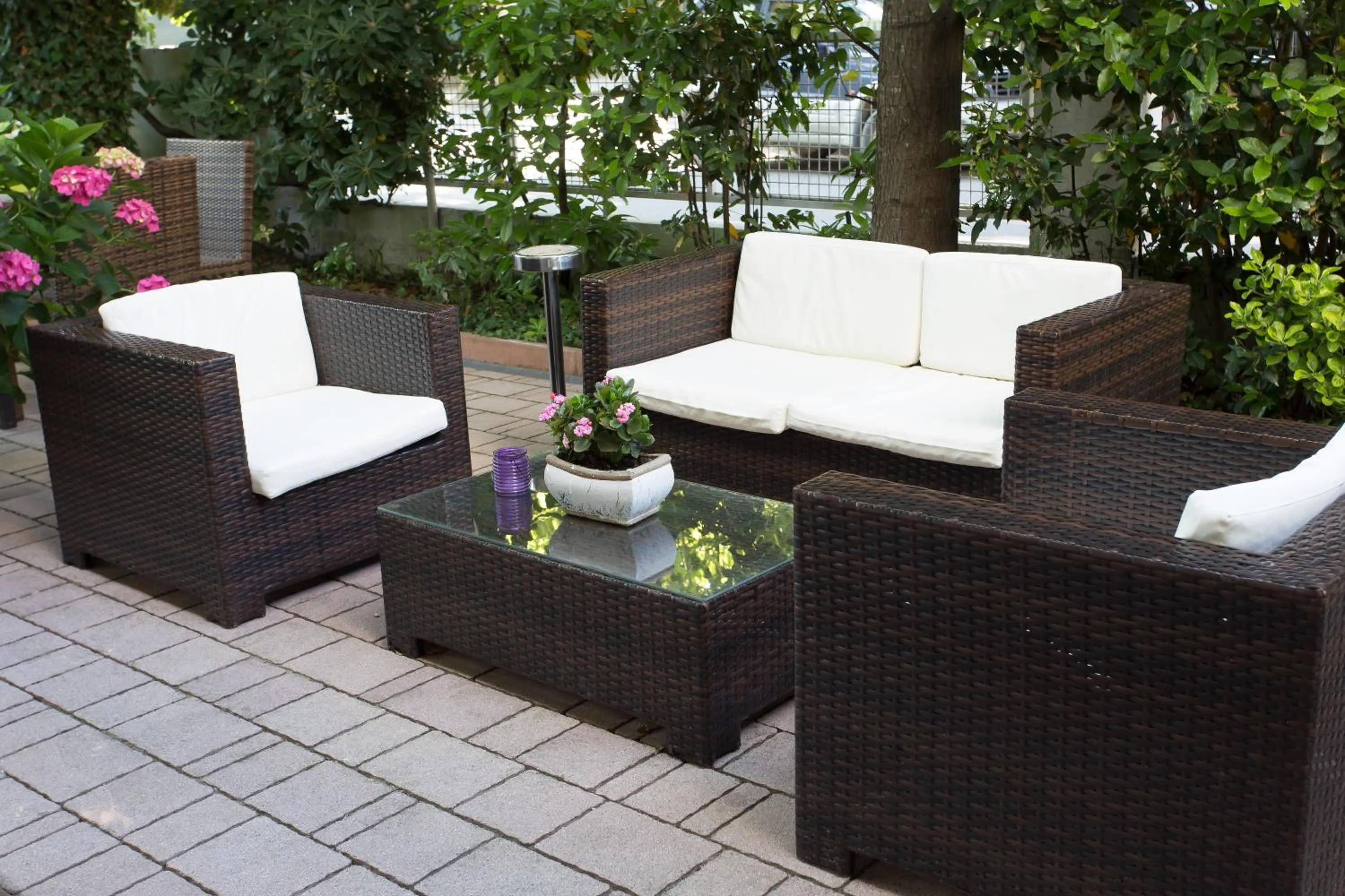 Garden in Hotel Gianlore