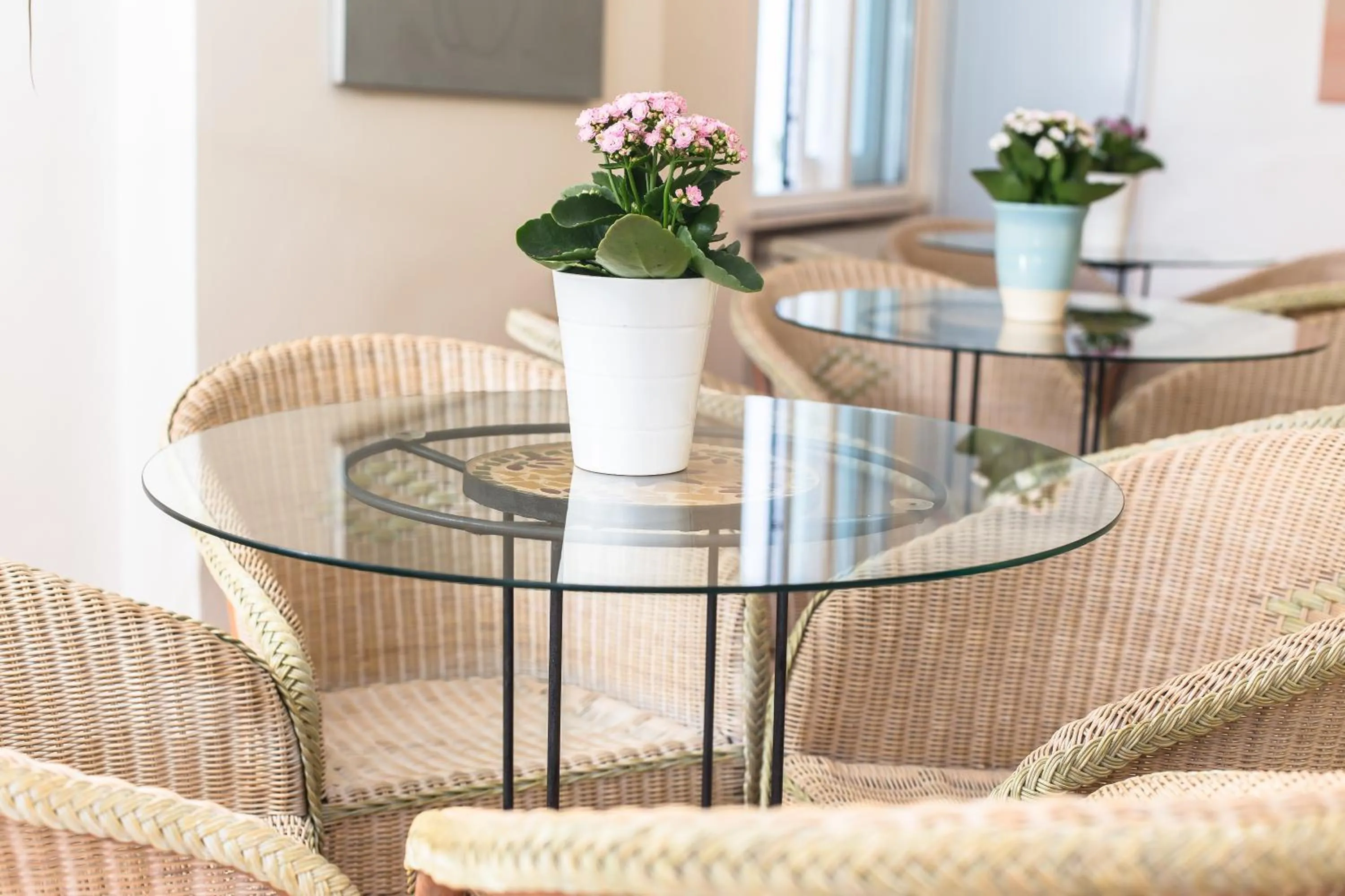 Communal lounge/ TV room in Hotel Gianlore