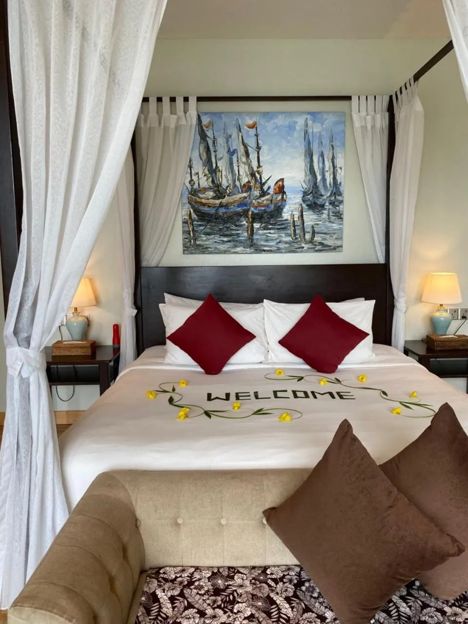 Bedroom, Bed in Ambong Pool Villas - Private Pool