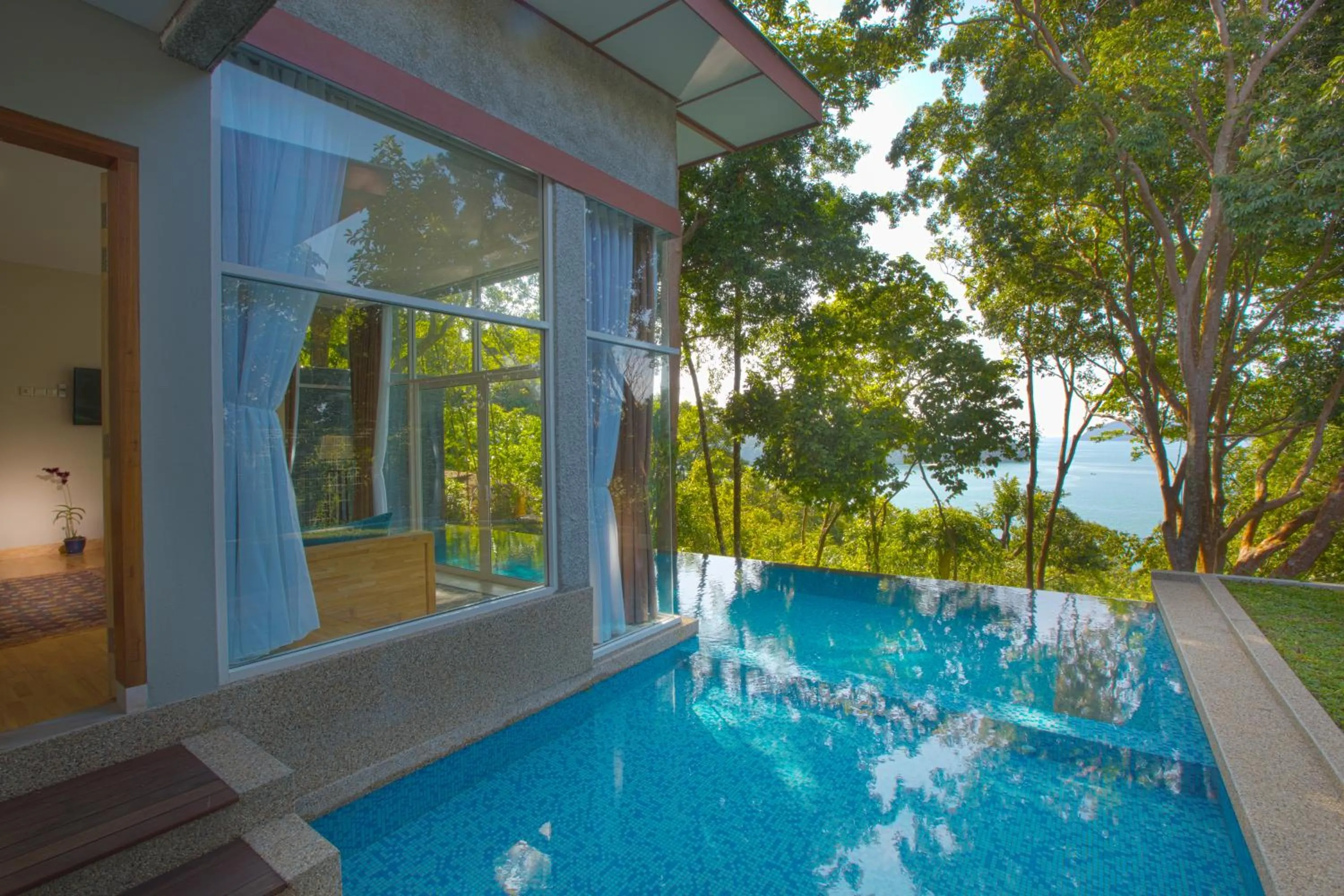 Patio in Ambong Pool Villas - Private Pool