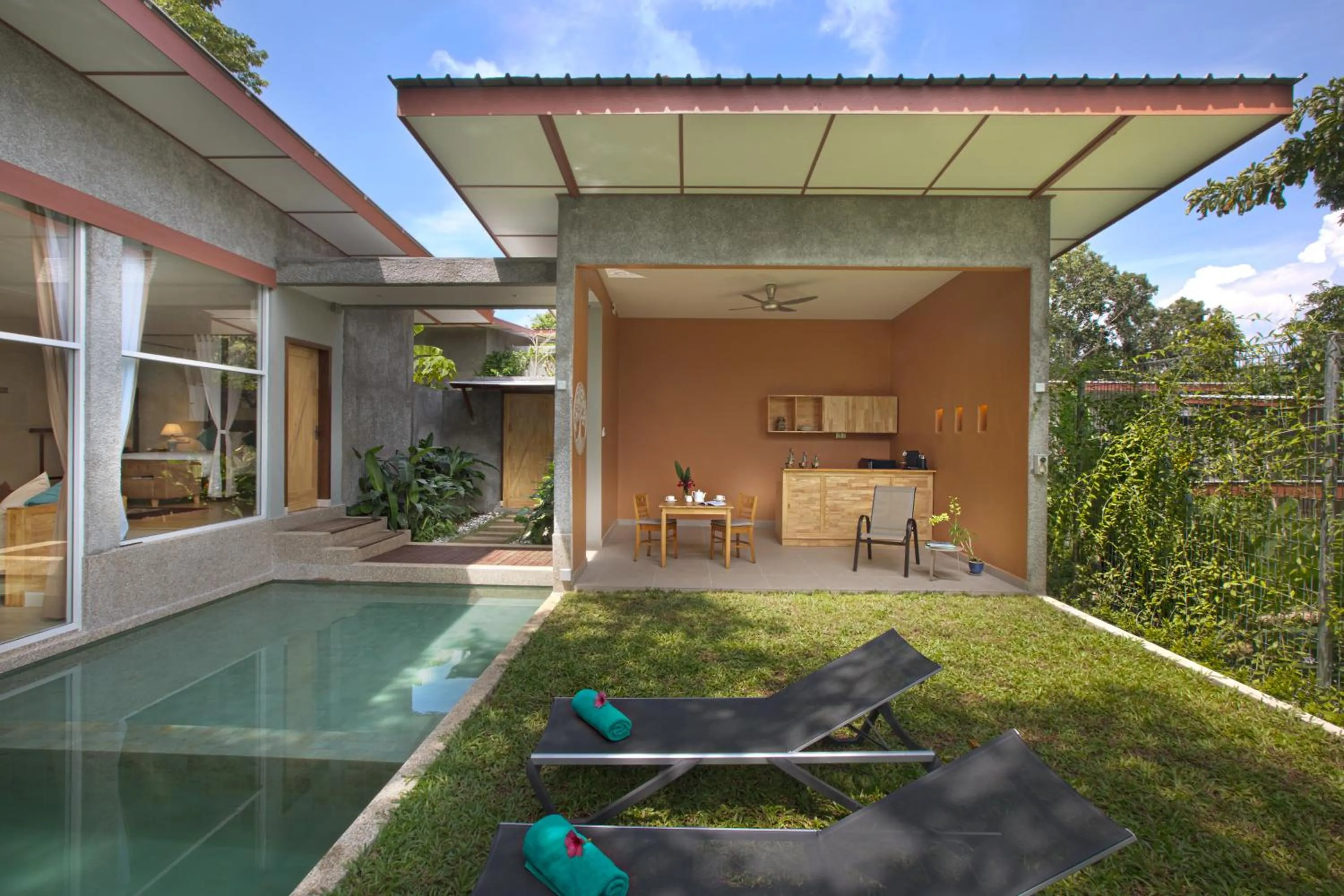 Patio in Ambong Pool Villas - Private Pool