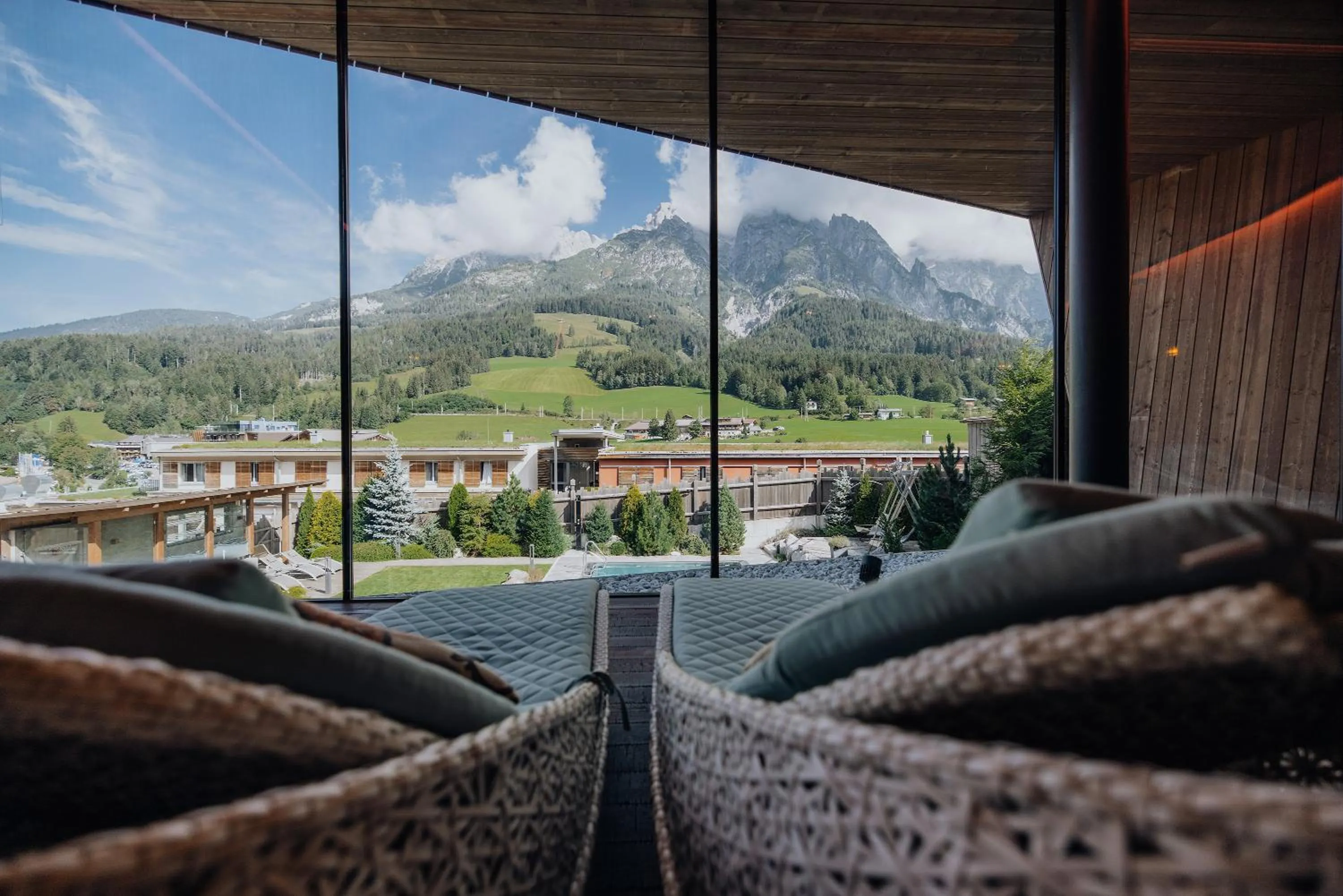 Spa and wellness centre/facilities in Hotel Riederalm