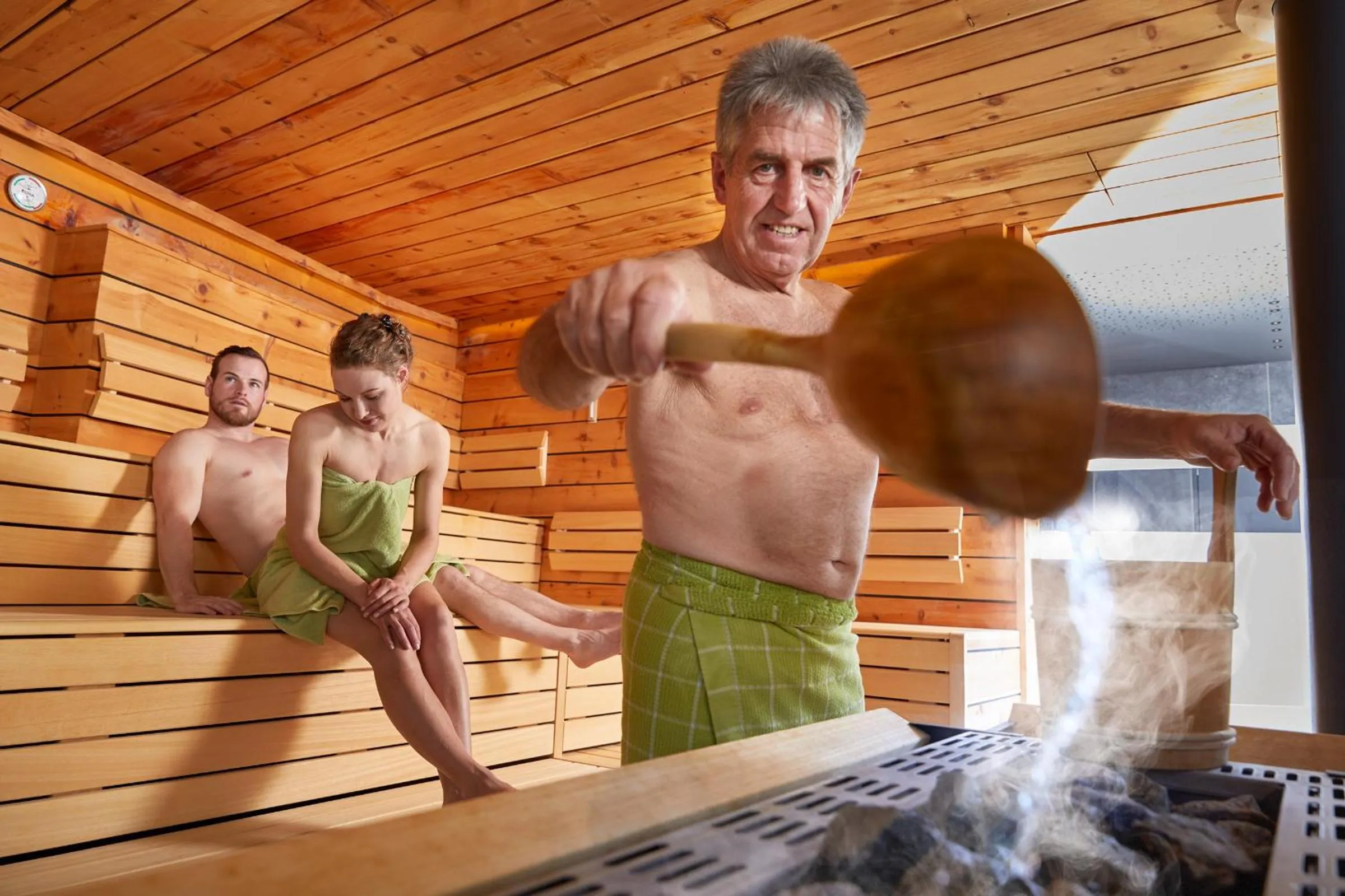 Sauna in Hotel Riederalm