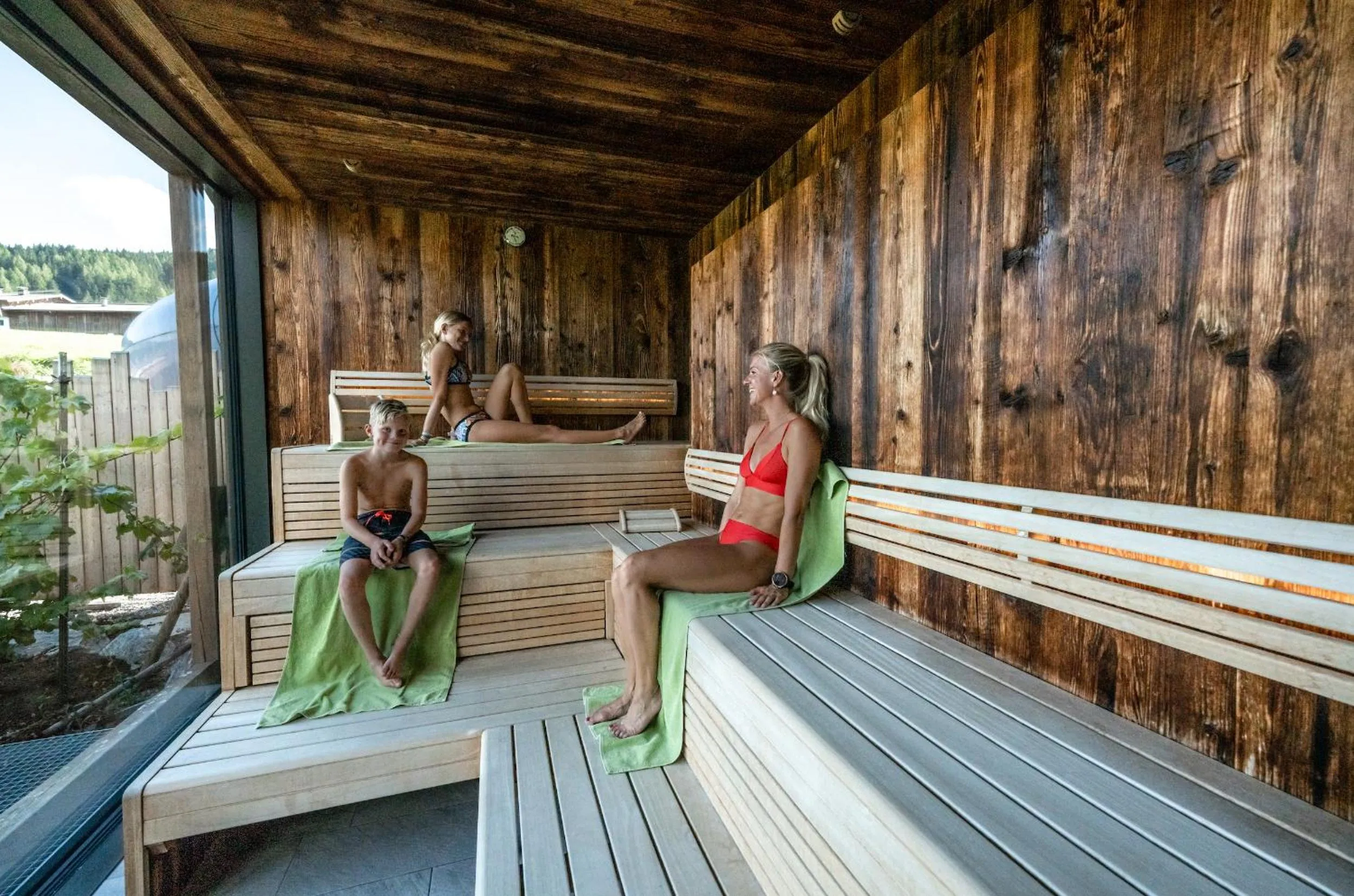 Sauna in Hotel Riederalm