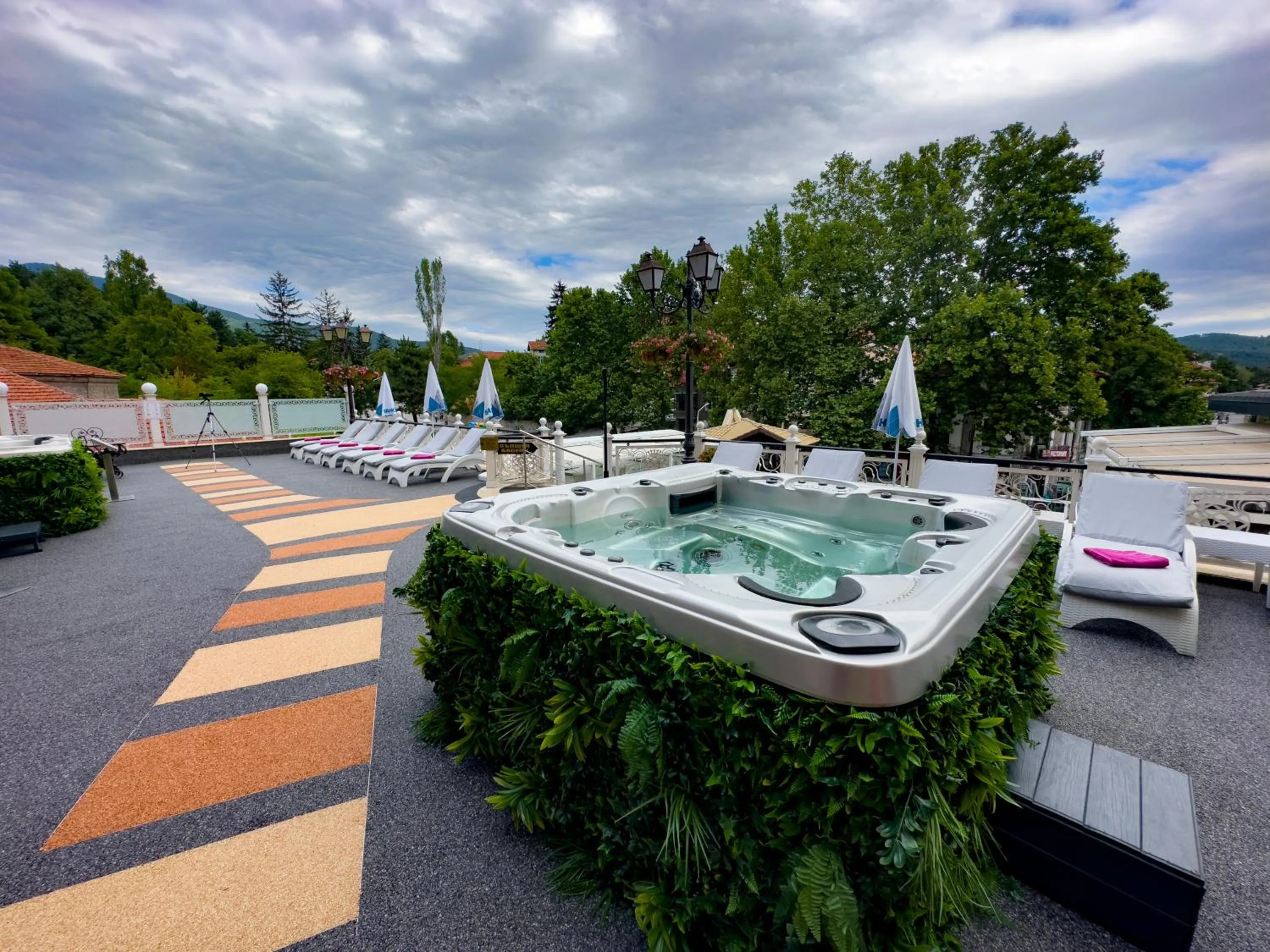 Hot Tub in Spa Hotel Rich