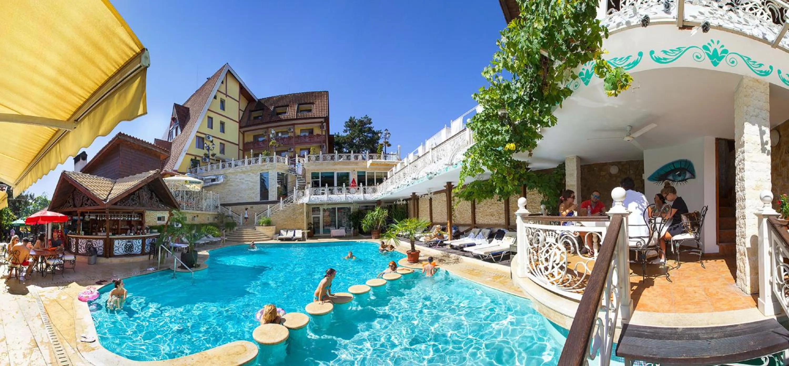 Property building in Spa Hotel Rich