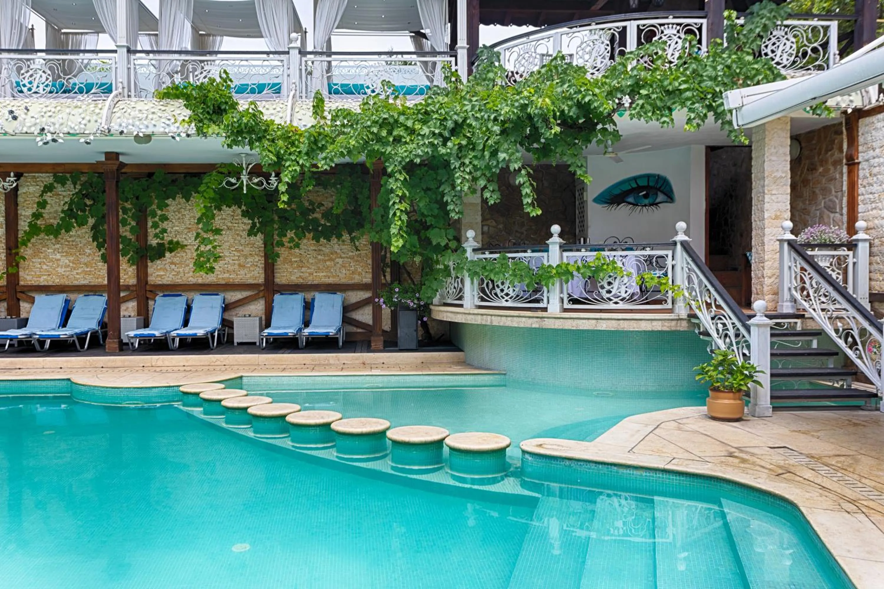 Swimming pool in Spa Hotel Rich