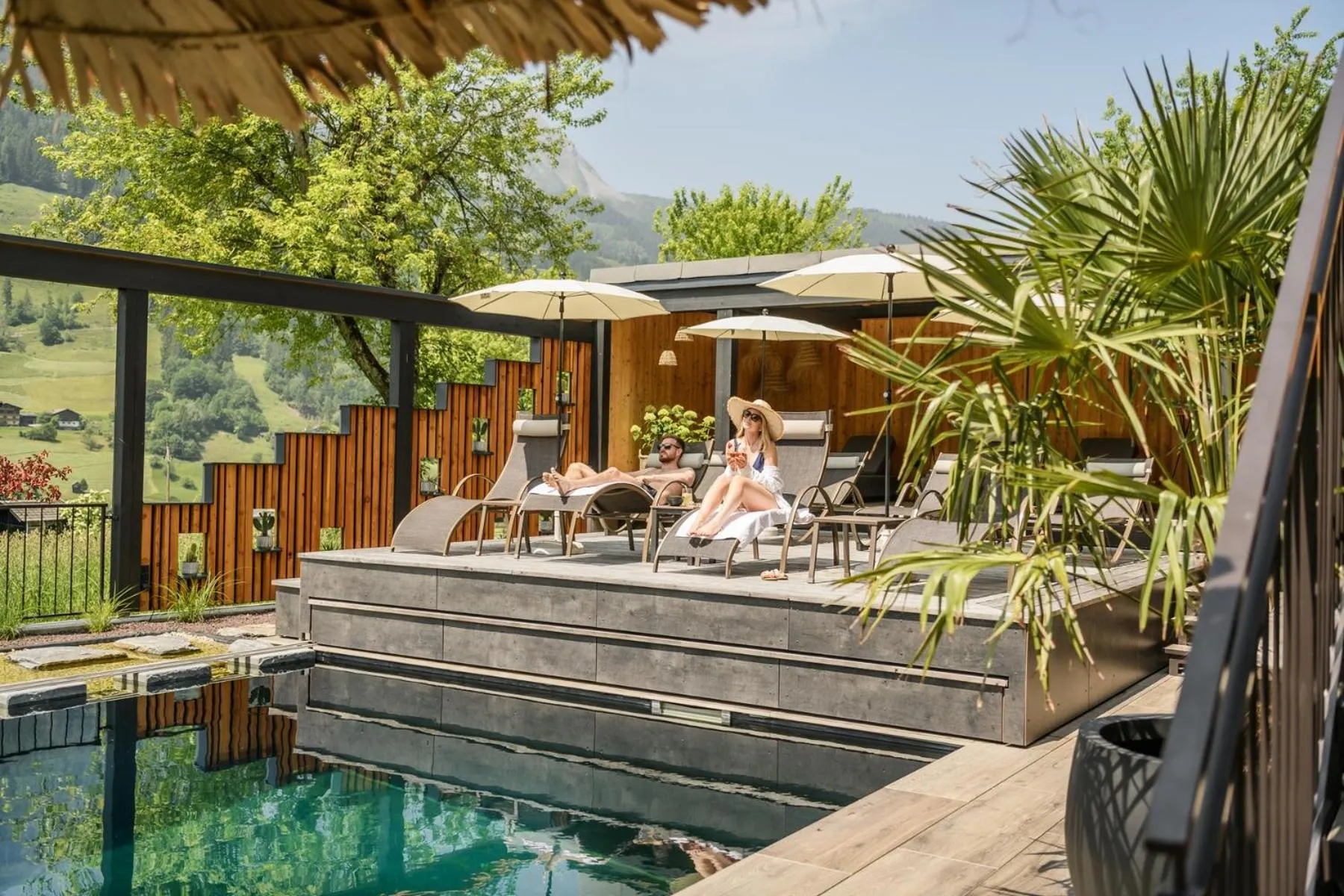 Swimming pool in Aktivhotel Gasteiner Einkehr