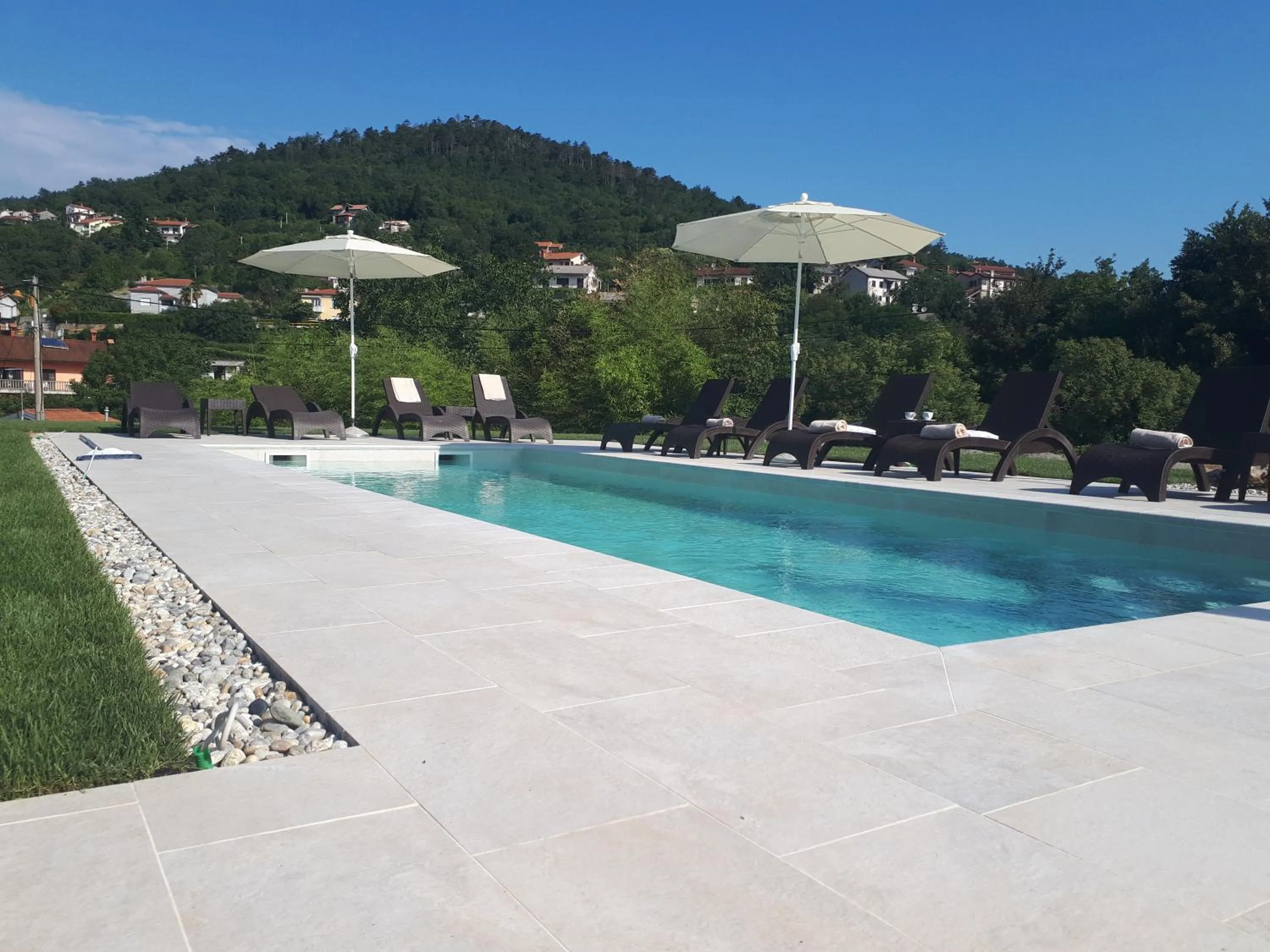 Swimming pool in Guest House Stancija Kovacici