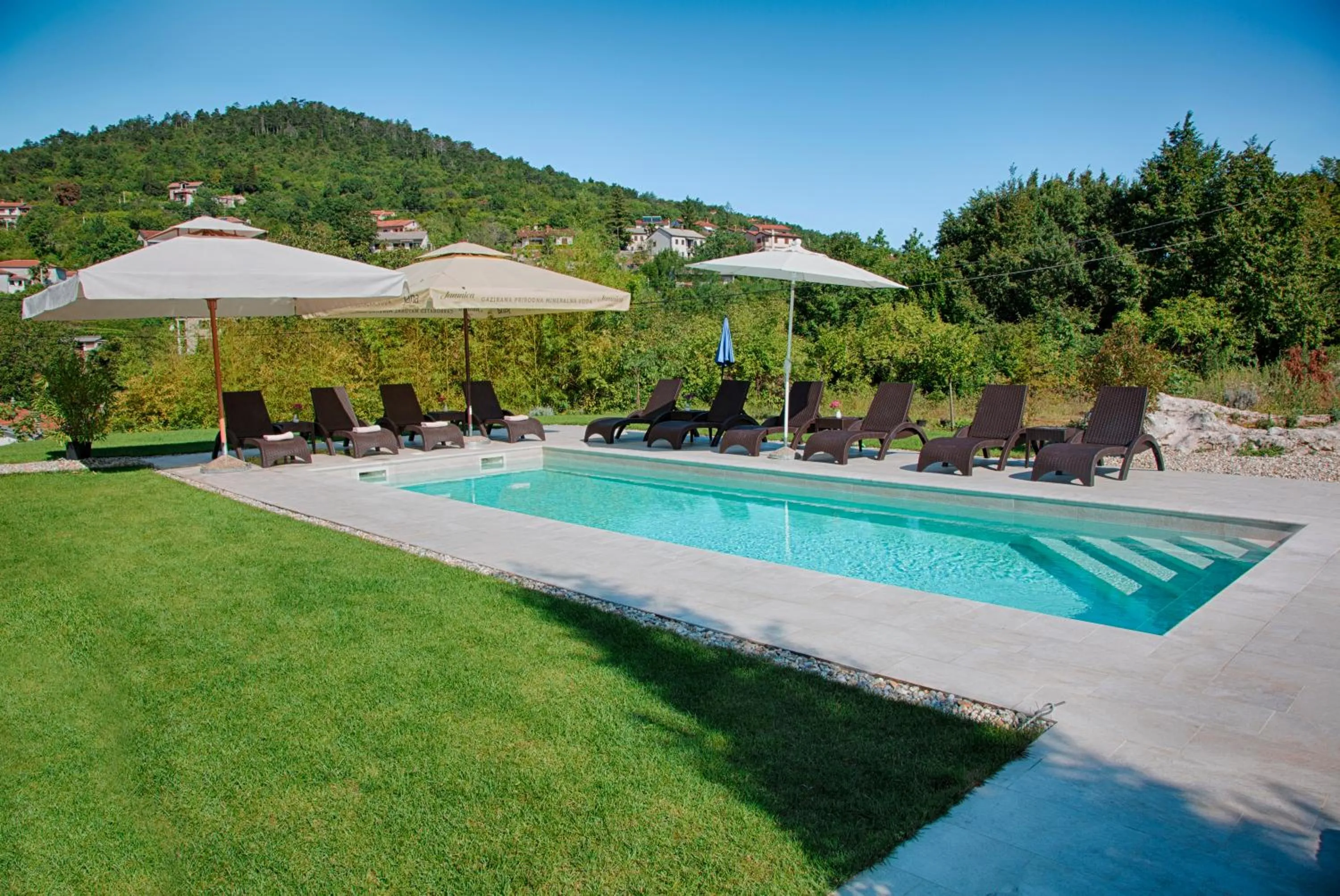 Swimming pool in Guest House Stancija Kovacici