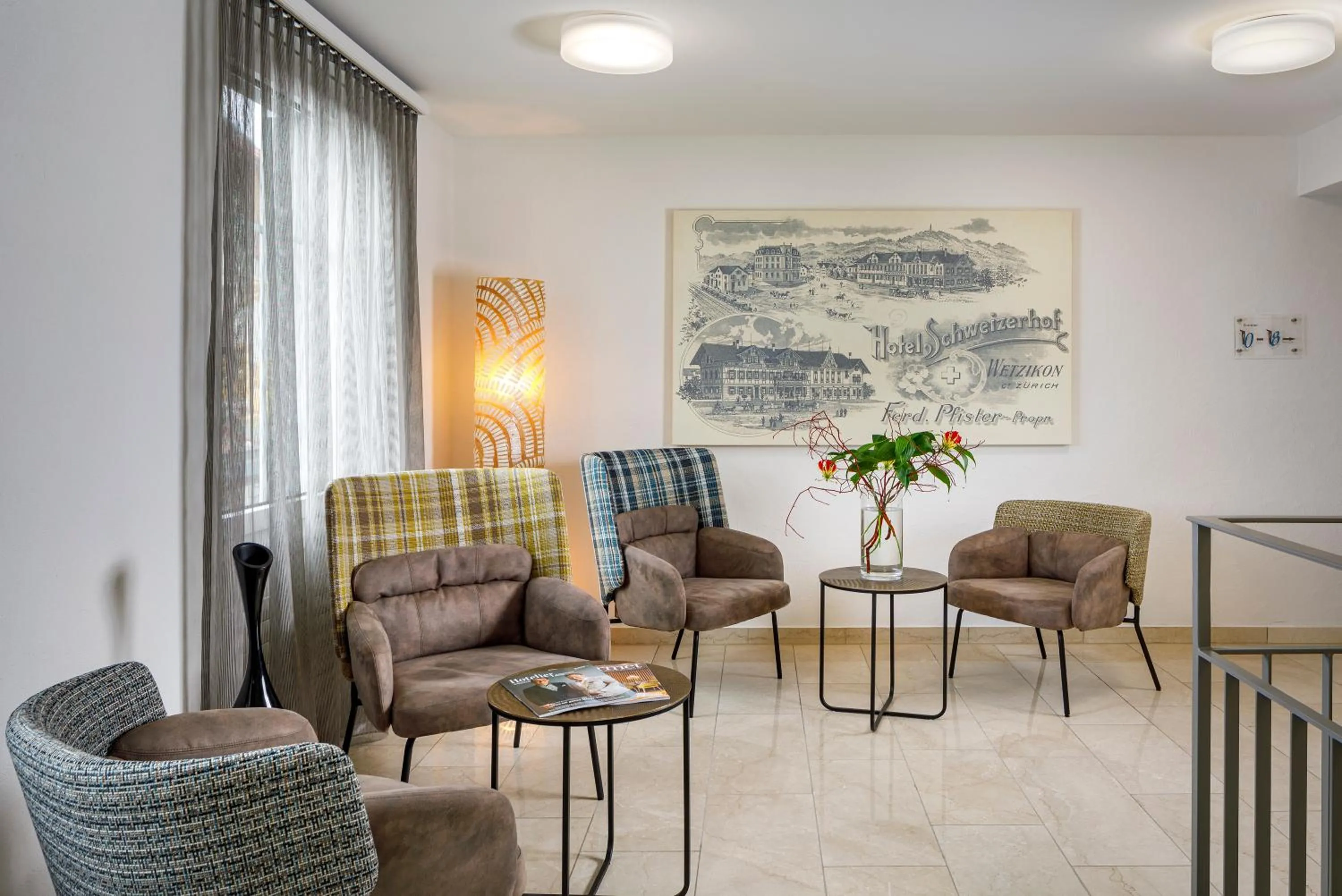 Lounge or bar in Hotel Schweizerhof