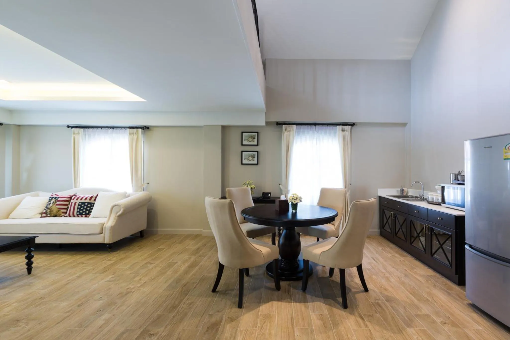 Living room, Bed in Merchant House Chiangmai